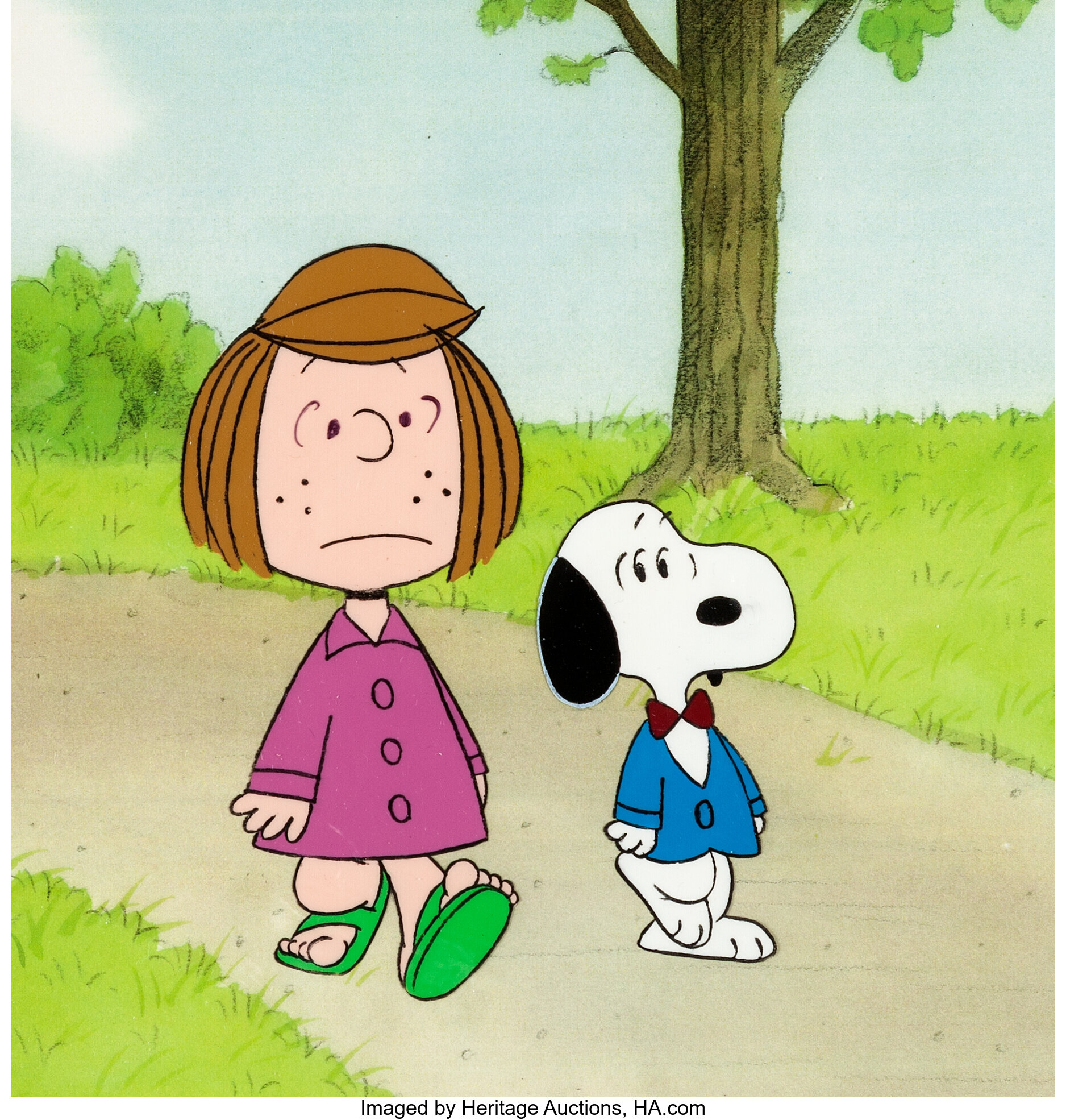 Charlie Brown And Snoopy Show Peppermint Patty And Snoopy Lot 97323 Heritage Auctions