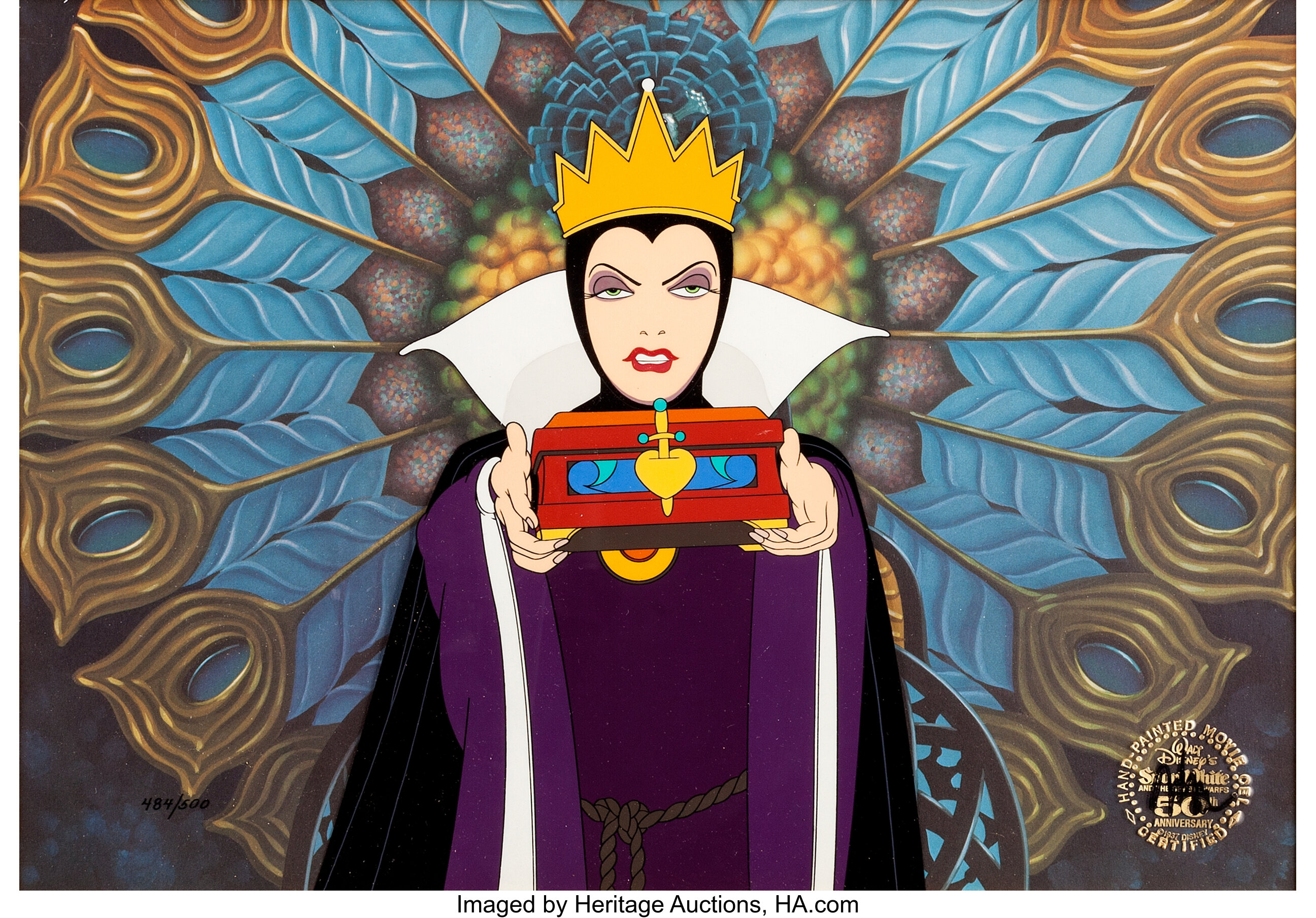 Snow White and the Seven Dwarfs Evil Queen Limited Edition Cel