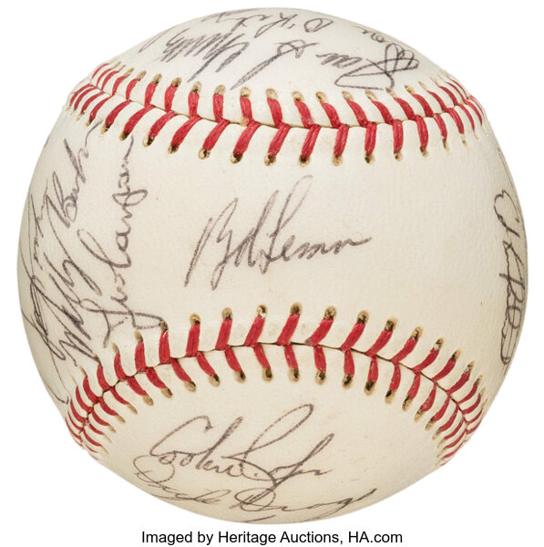 Kansas City Royals Autographed Baseball Memorabilia