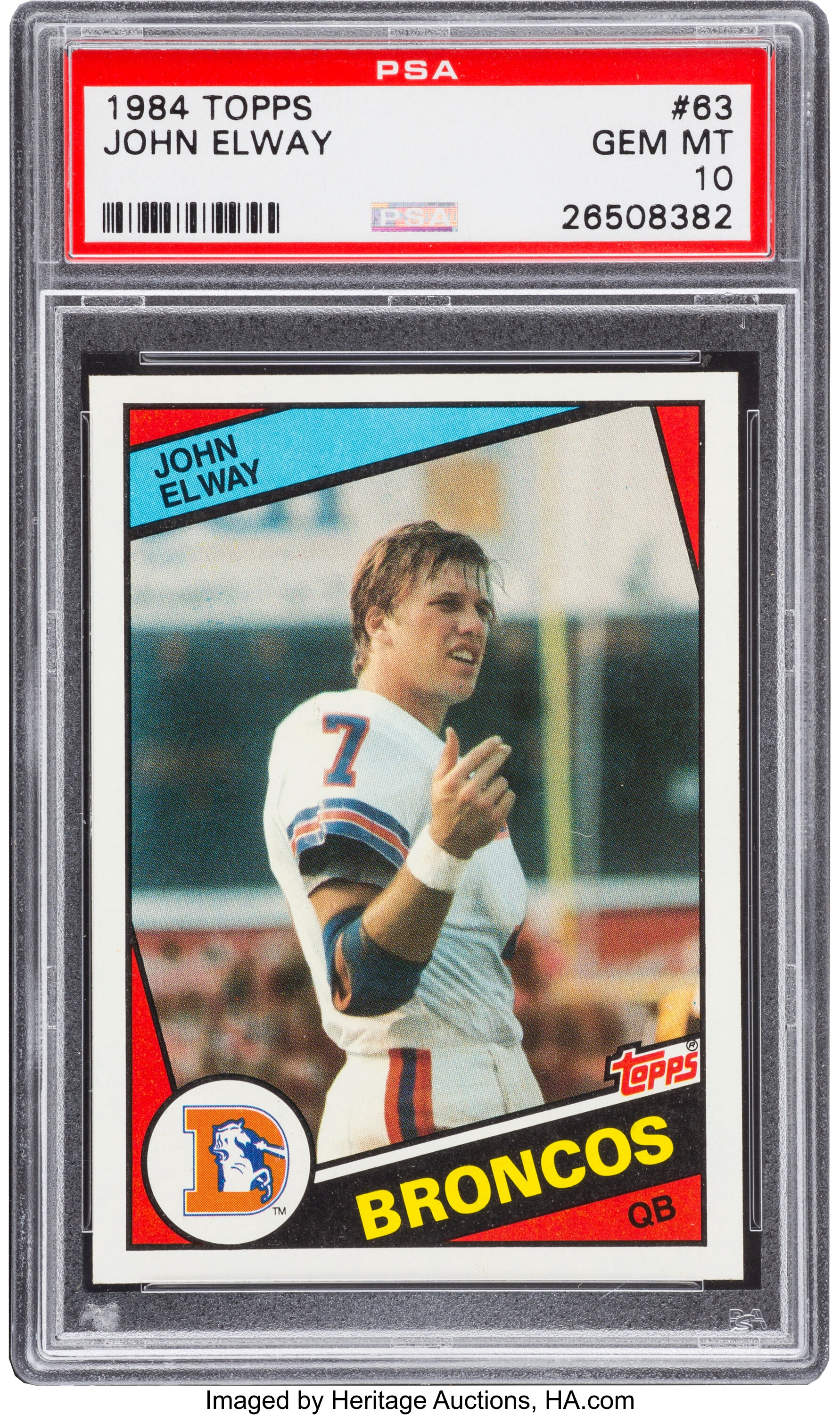 John Elway - Autographed 1984 Topps Rookie Card - Sports Cards Investing