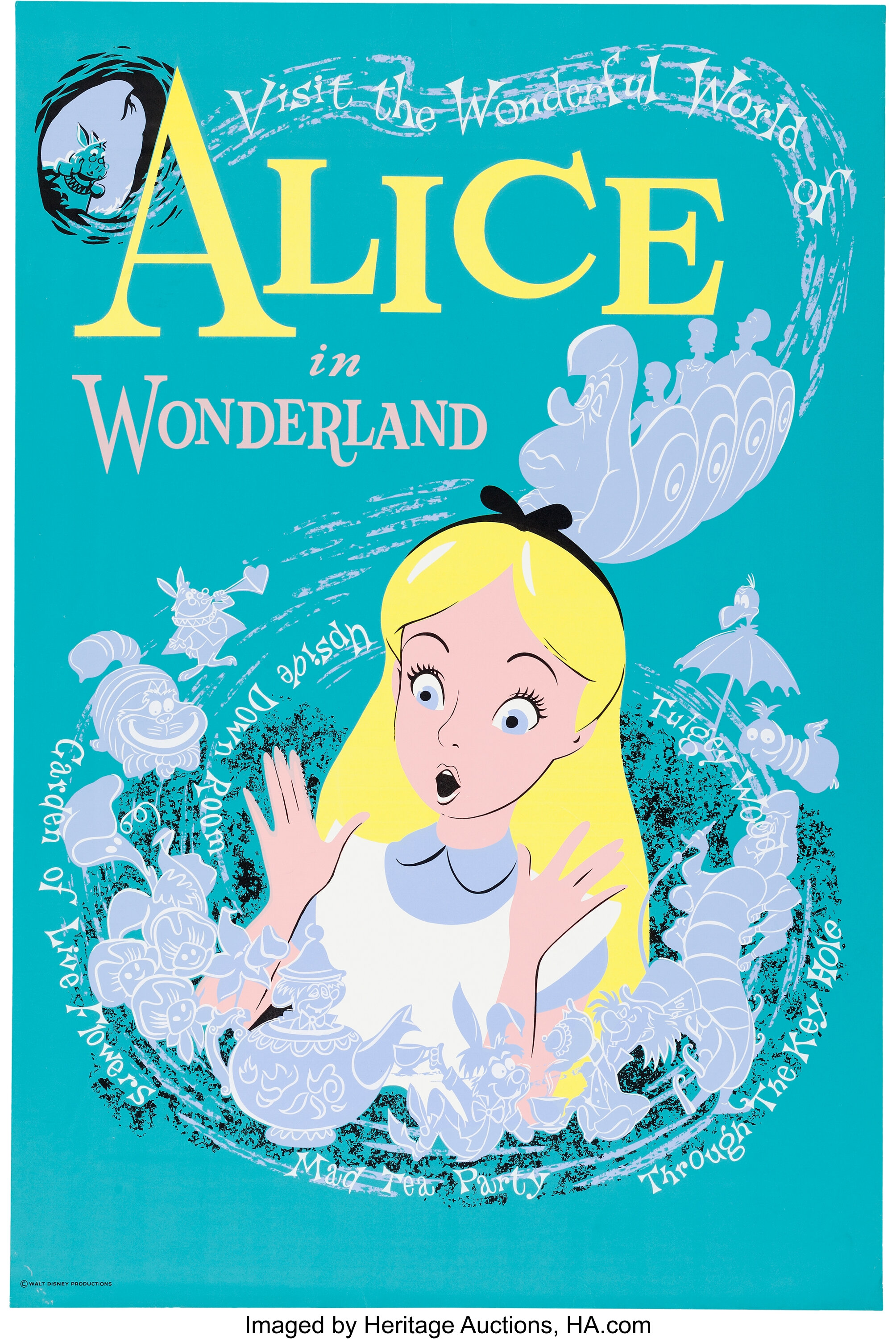 Disney Alice in Wonderland Poster 