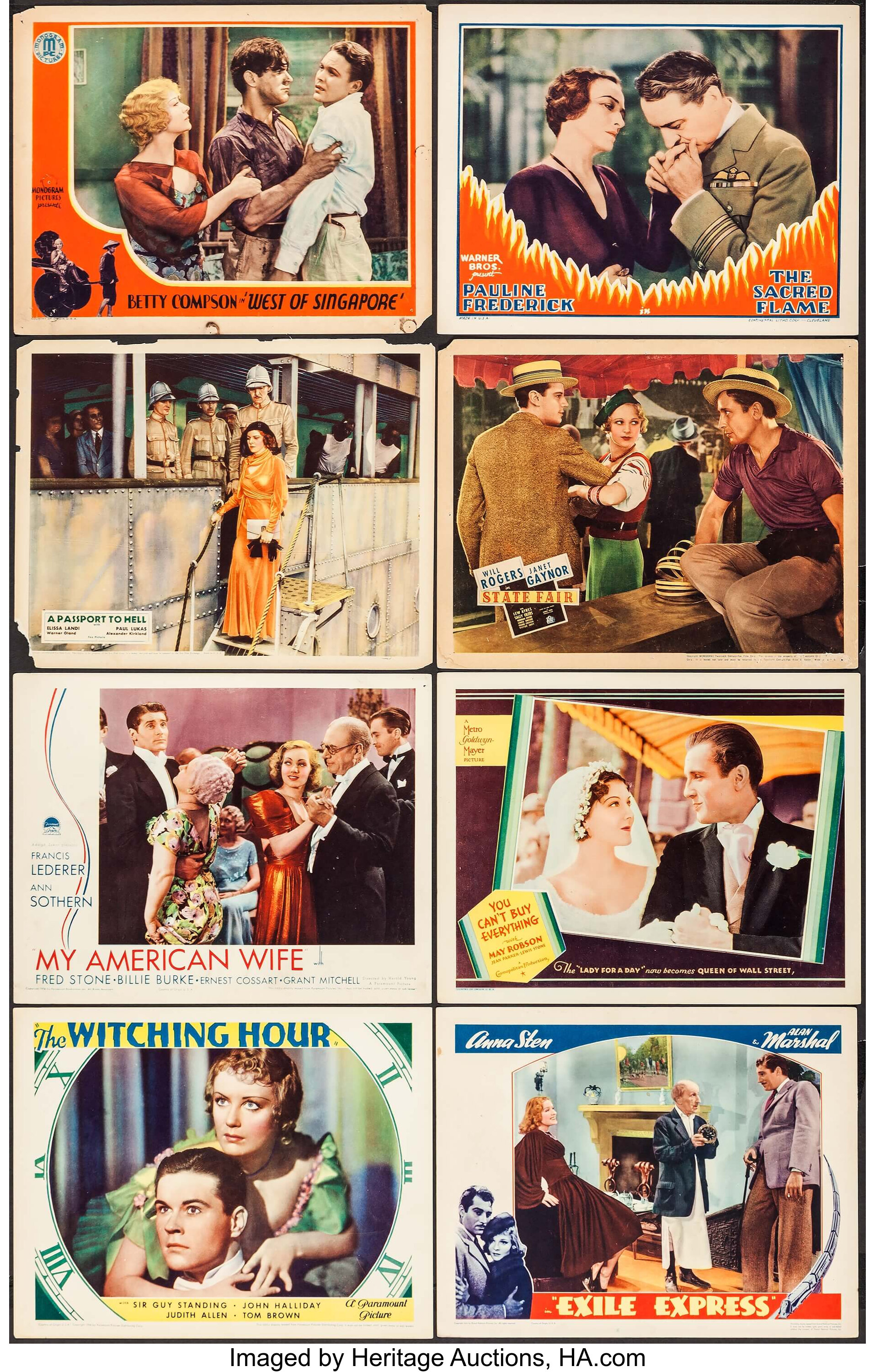 The Witching Hour Others Lot Paramount 1934 Lobby Cards 8 Lot Heritage Auctions