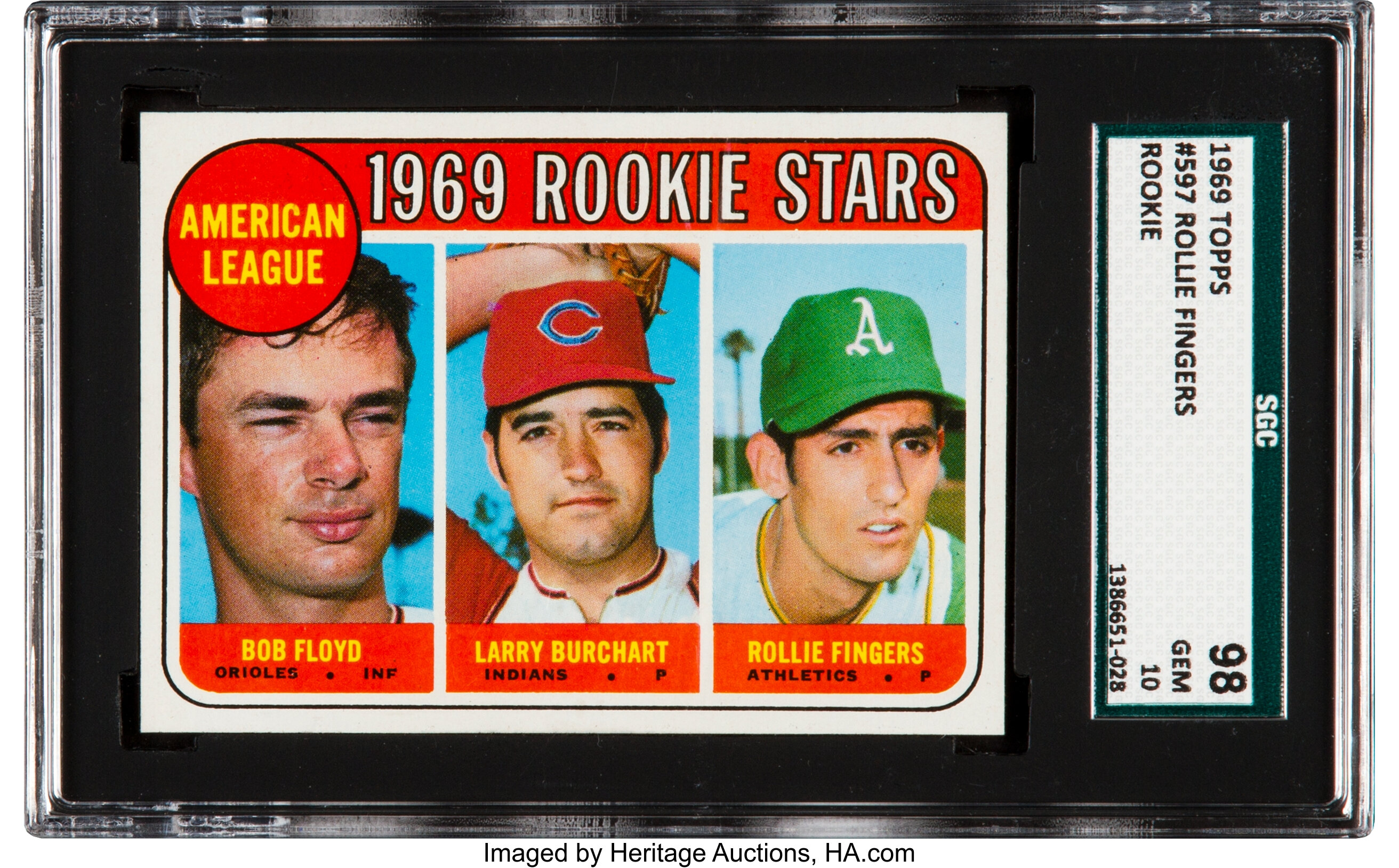 1969 Topps Rollie Fingers Rookie  Live and Online Auctions on