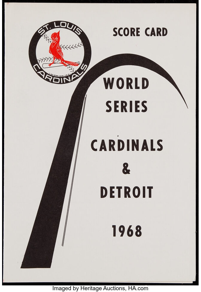 1968 World Series Programs Signed By Cardinals And Tigers