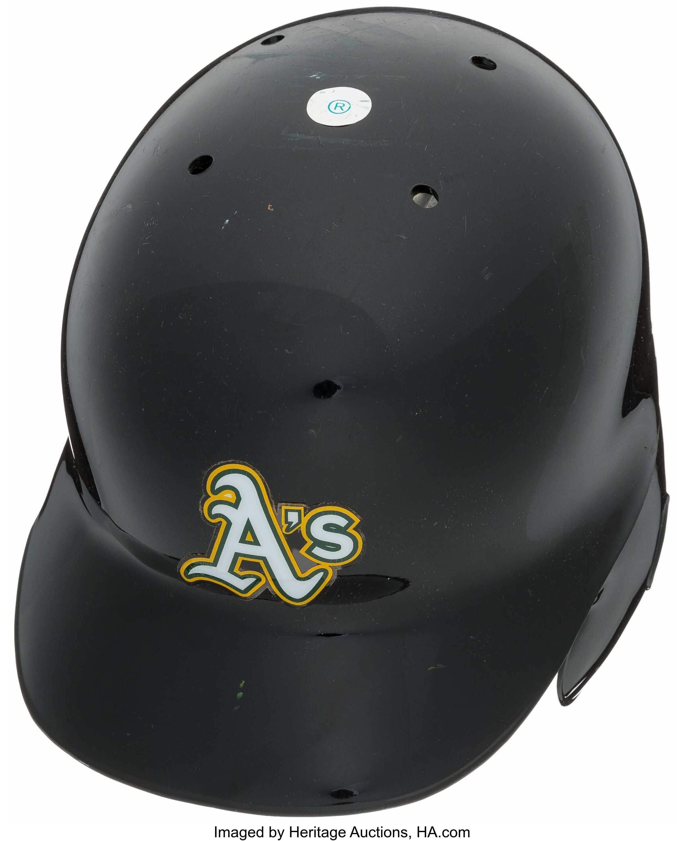 2010 Coco Crisp Oakland Athletics Game Worn Batting Helmet., Lot #41165