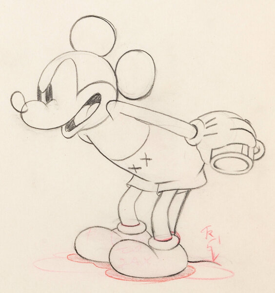 Mickey Mouse Animation Drawings (Walt Disney) – anima