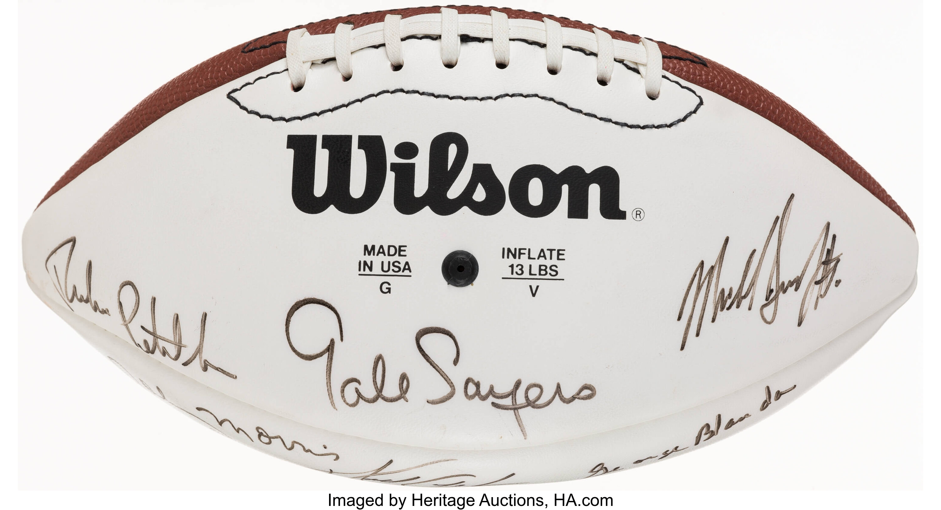 Gale Sayers Chicago Bears Autographed Wilson NFL Football