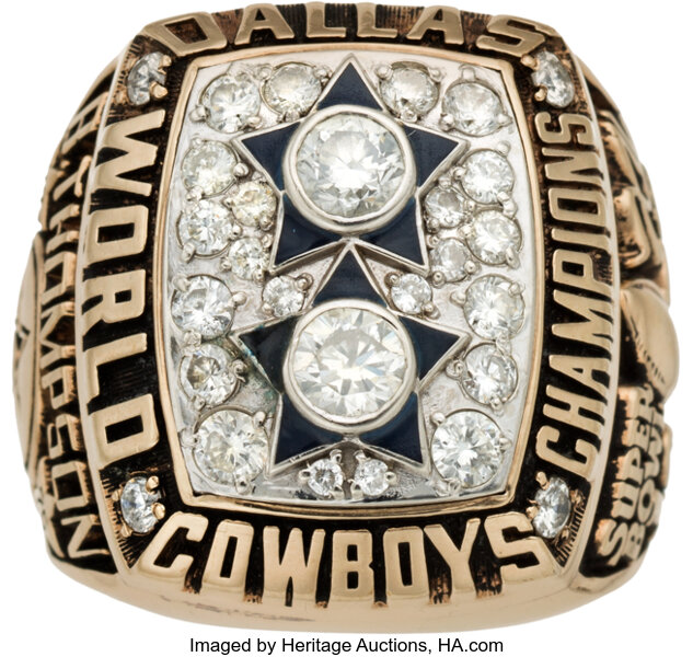 1993 Dallas Cowboys Super Bowl XXVIII Championship Ring Presented, Lot  #80077