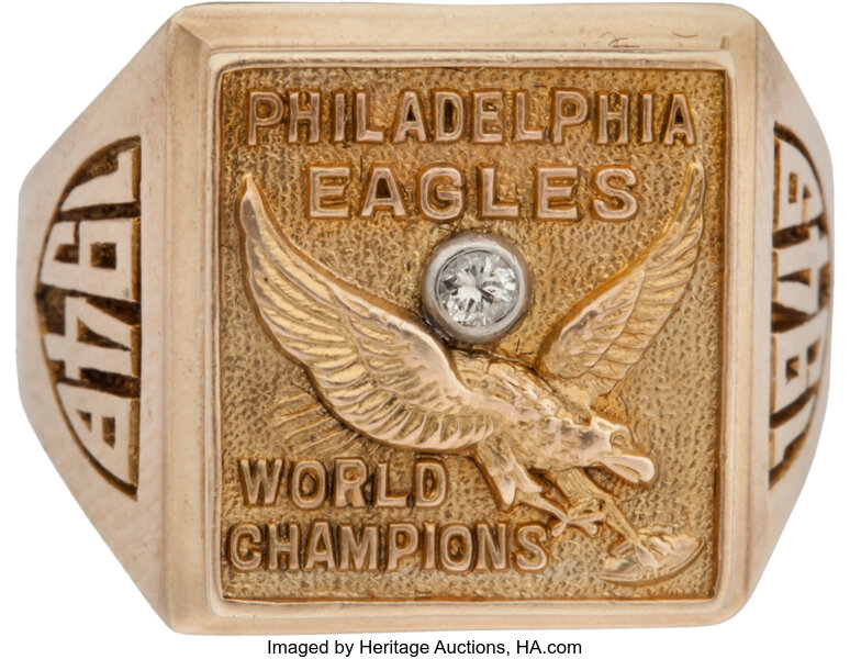 1948-49 Philadelphia Eagles NFL Championship Ring. Football