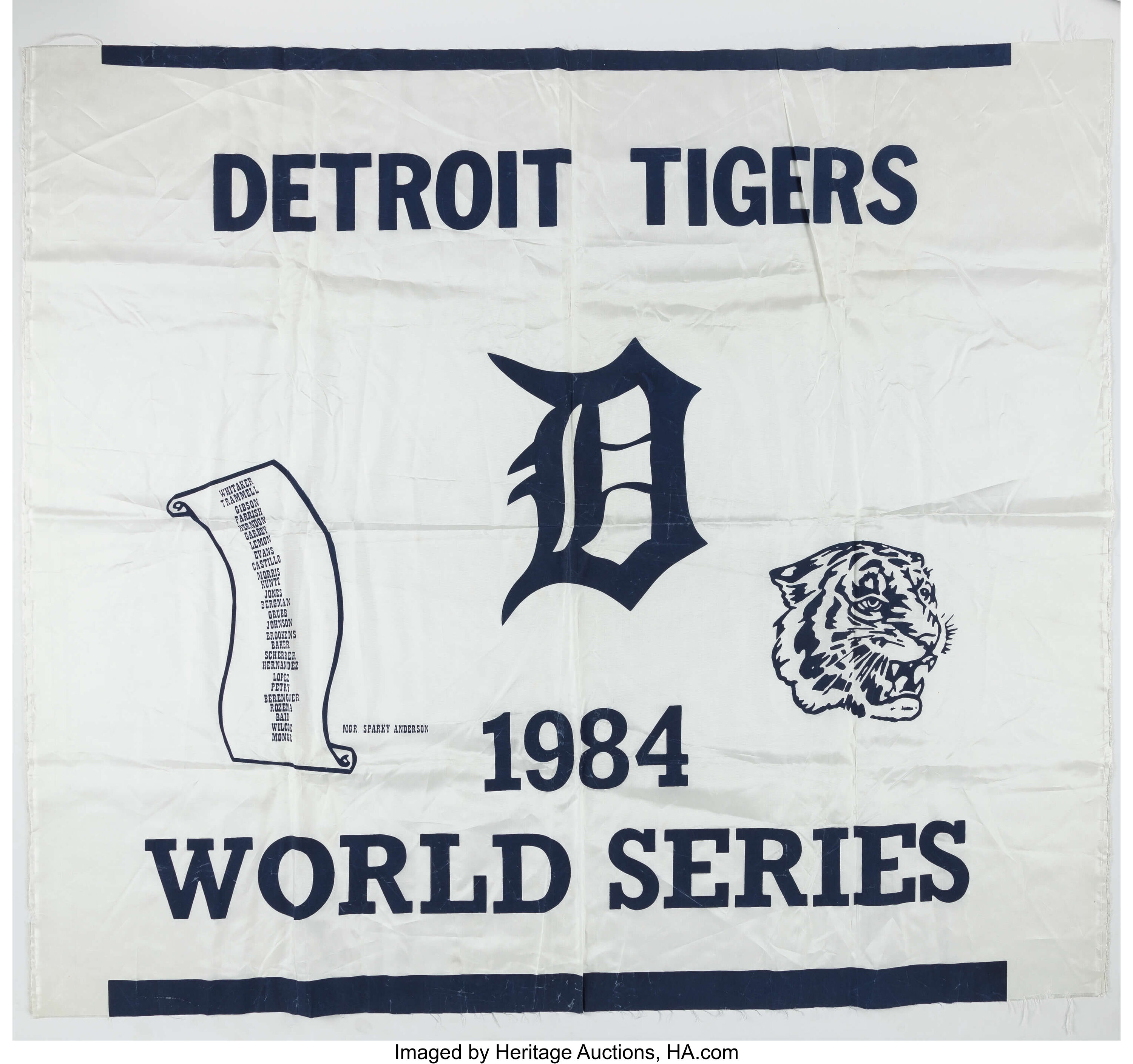 1984 Detroit Tigers World Series Framed Newspaper Front Page 