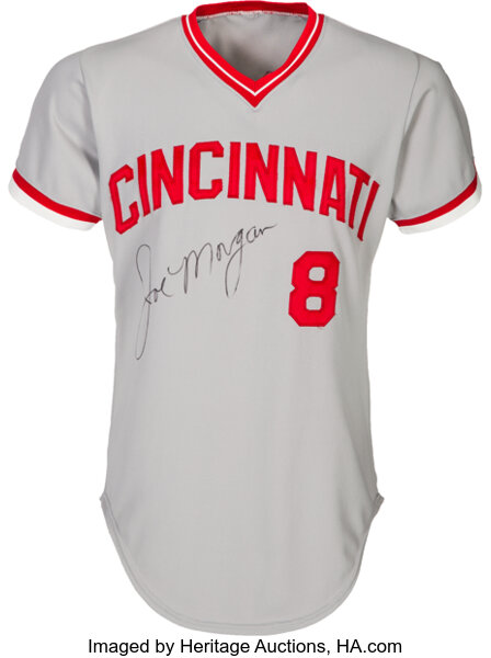 MLB Cincinnati Reds City Connect (Joe Morgan) Men's Replica Baseball Jersey.