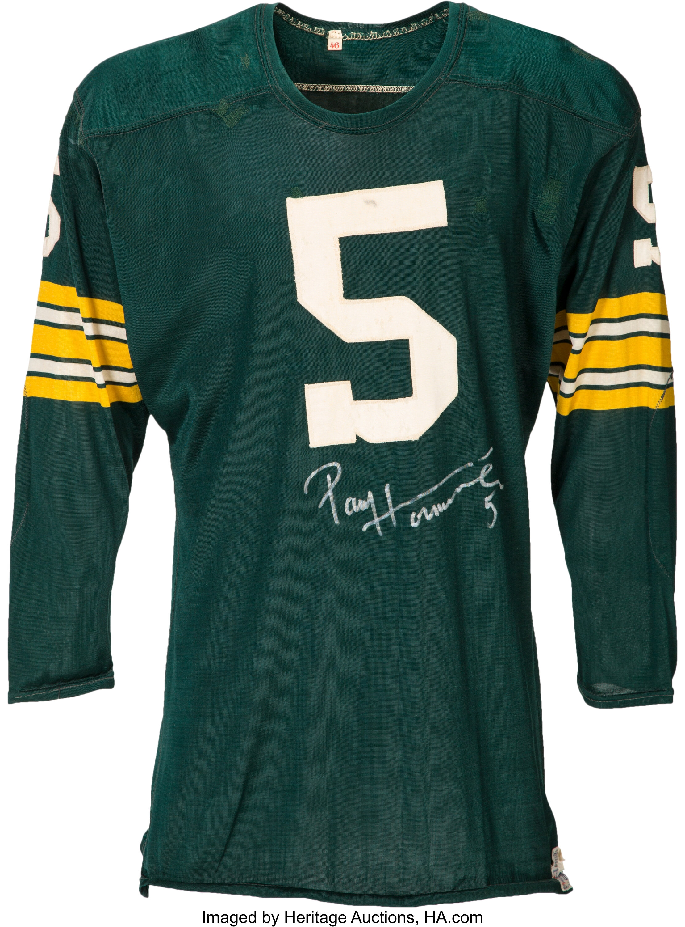 Green Bay Packers 1960 Durene Football Jersey