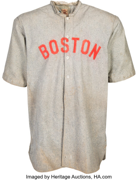 Lot Detail - 1949-50 Tommy O'Brien Boston Red Sox Game Worn Home Jersey  (MEARS LOA)