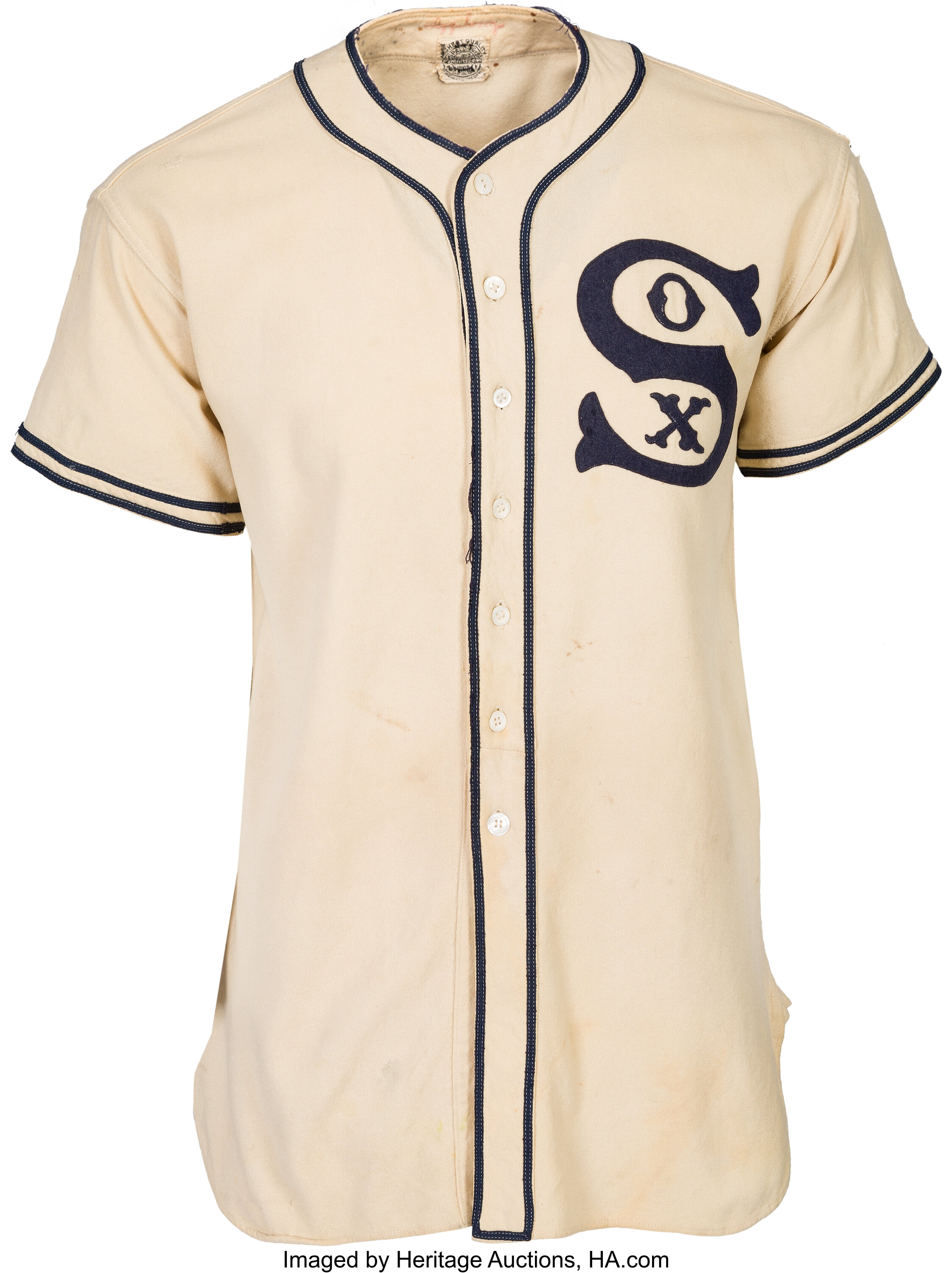 1937 Luke Appling Game Worn Chicago White Sox Jersey. Baseball