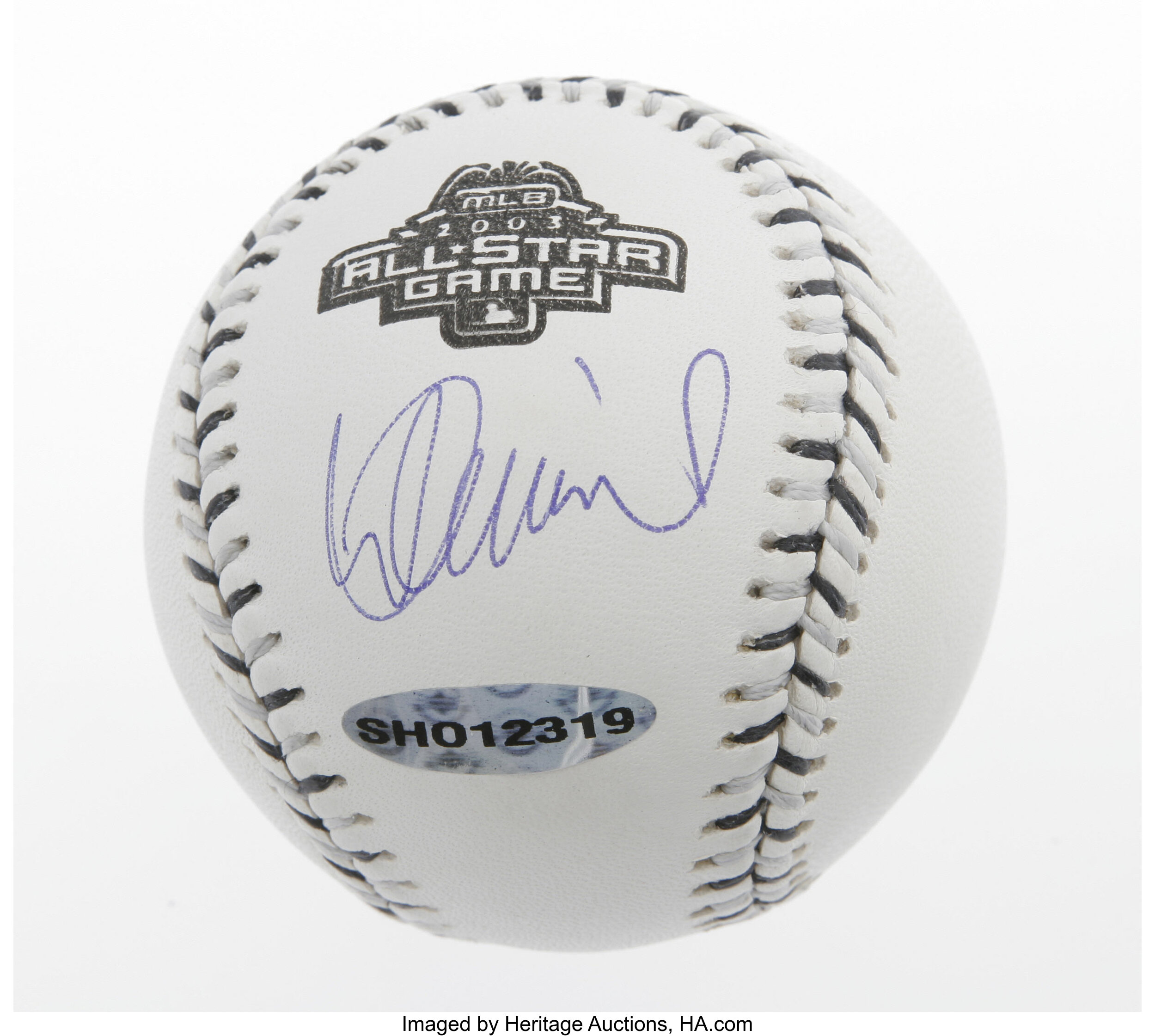 Ichiro Suzuki Signed Rawlings Hall of Fame Logo Baseball - Ichiro Hologram