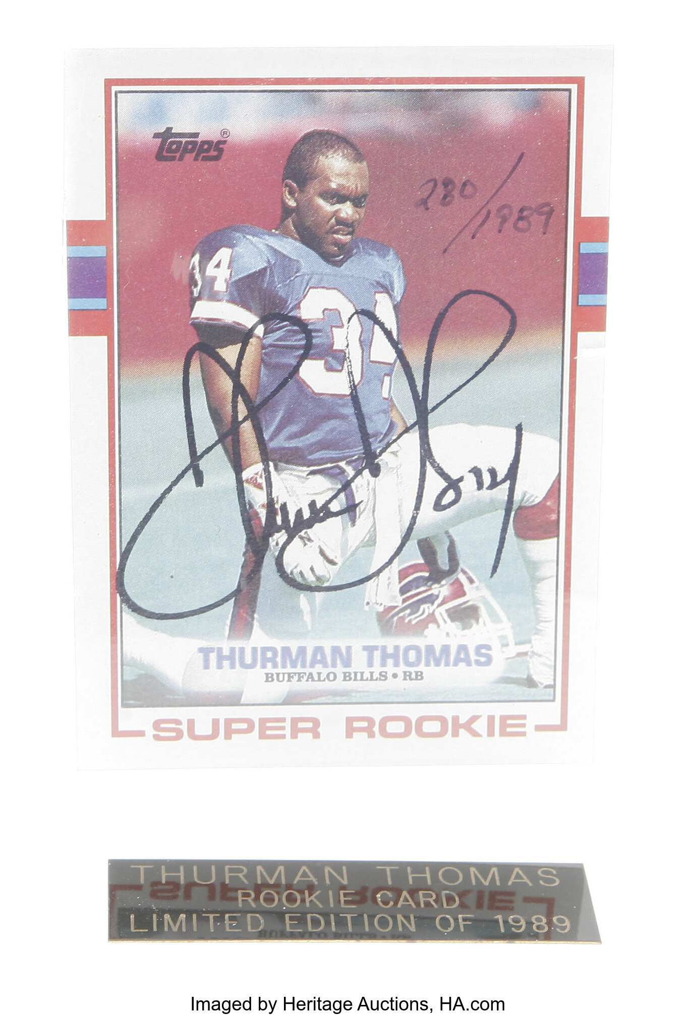Modern Era NFL Greats Signed Cards Lot of 4. Great lot of promo and | Lot  #12292 | Heritage Auctions