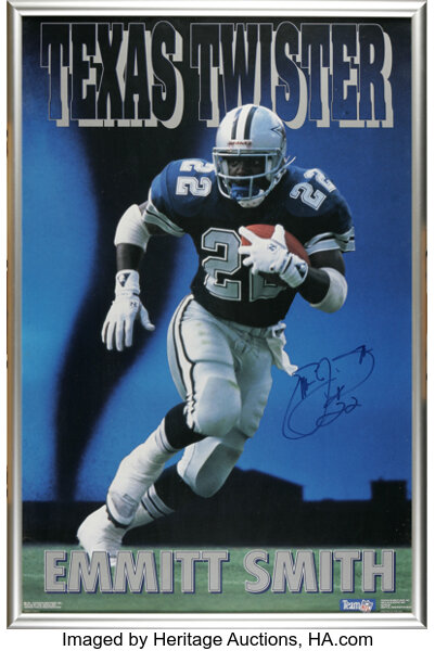 Emmitt Smith & Troy Aikman Signed Posters. The game's greatest, Lot #12330