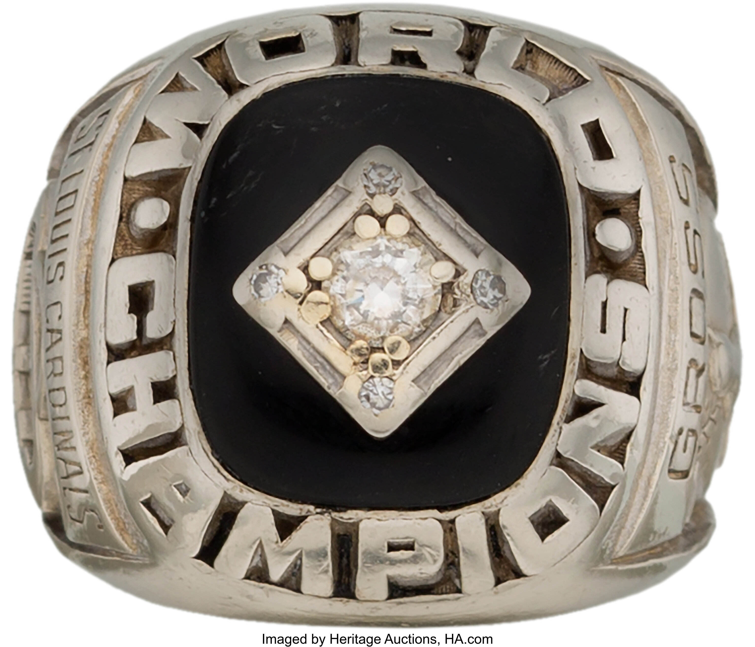 Lot Detail - 1967 Lorbeer St. Louis Cardinals World Series Championship Ring