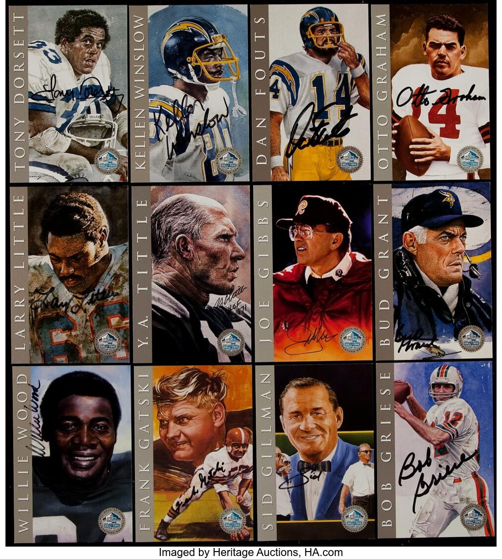 Lot Detail - Ron Mix Pro Football Hall of Fame Signature Series Factory  Sealed Boxed Platinum Edition Set With 116 Signed Cards