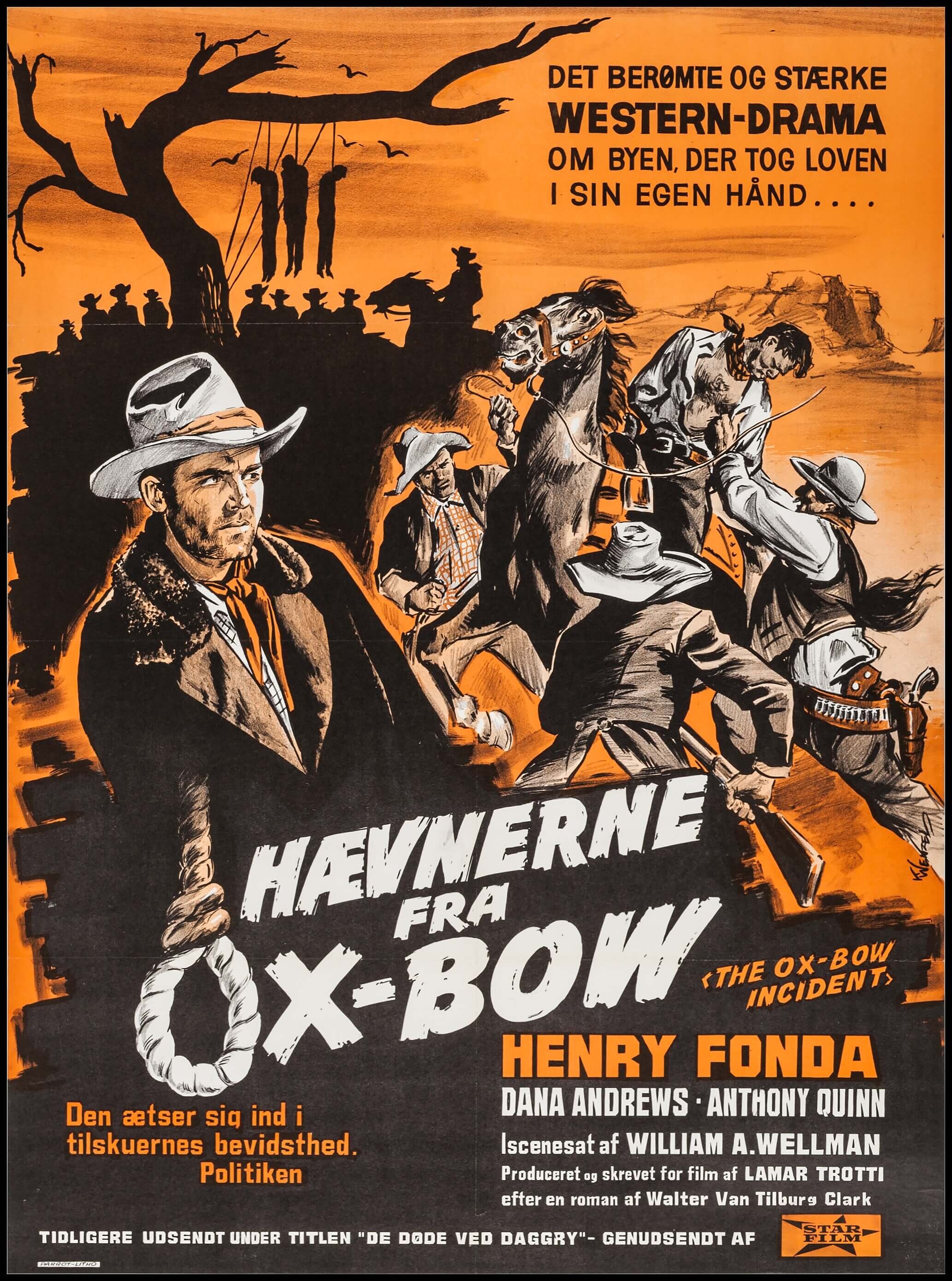 The Ox Bow Incident Star Film R 1960s Danish Poster 27 5 X Lot 52320 Heritage Auctions