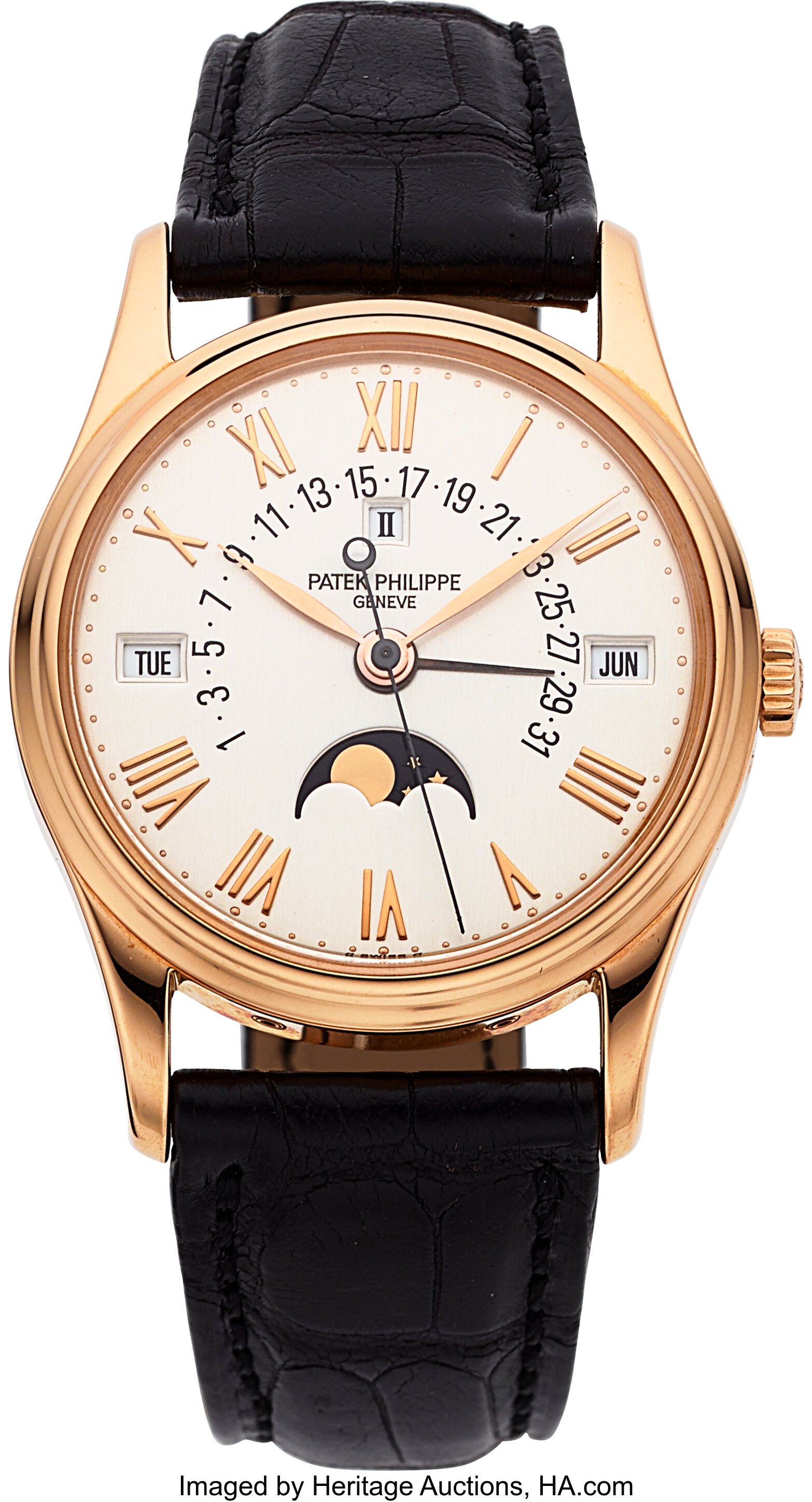 Patek Philippe Rare Ref. 5050 Rose Gold Automatic Perpetual Lot 54087 Heritage Auctions