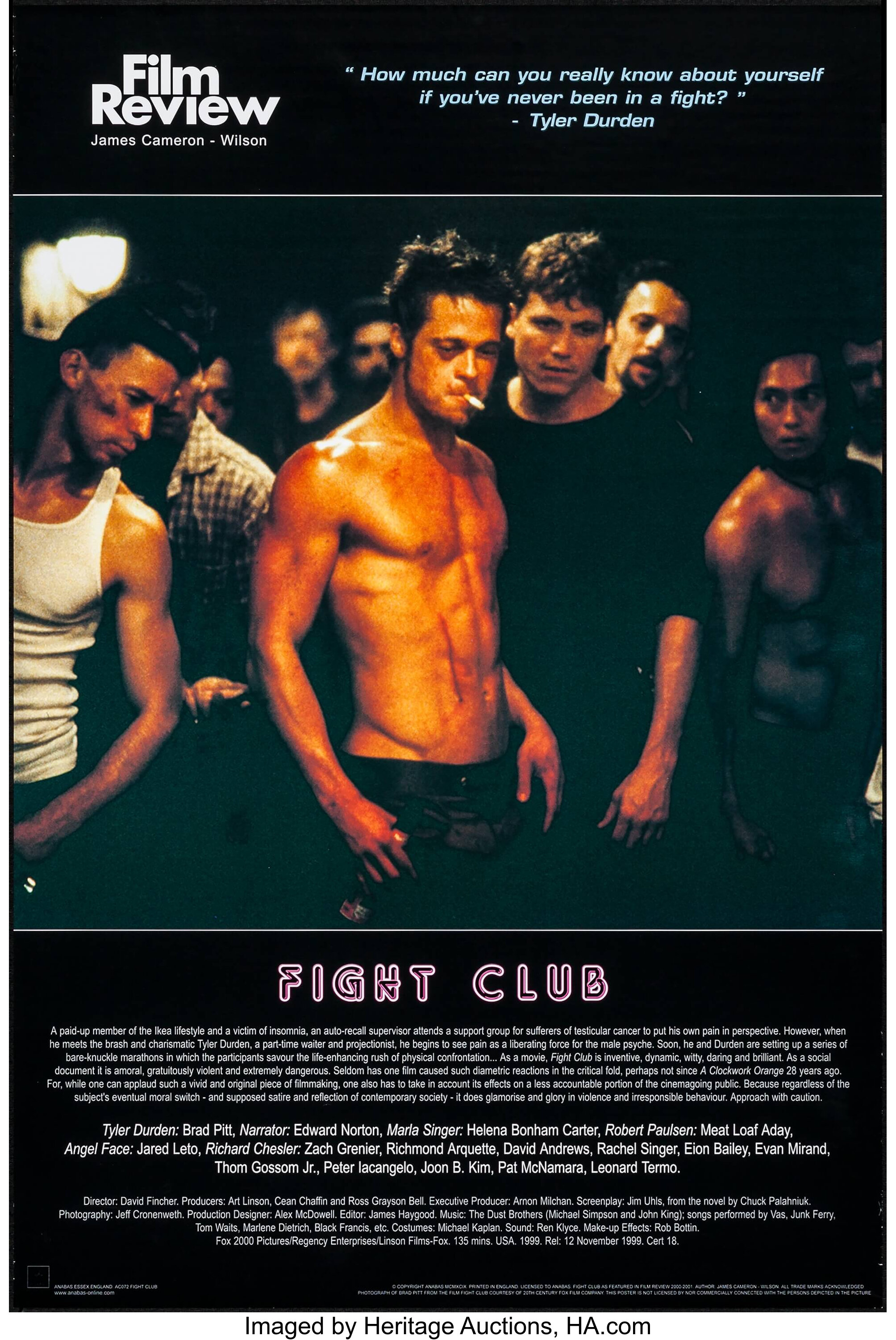 fight club original poster