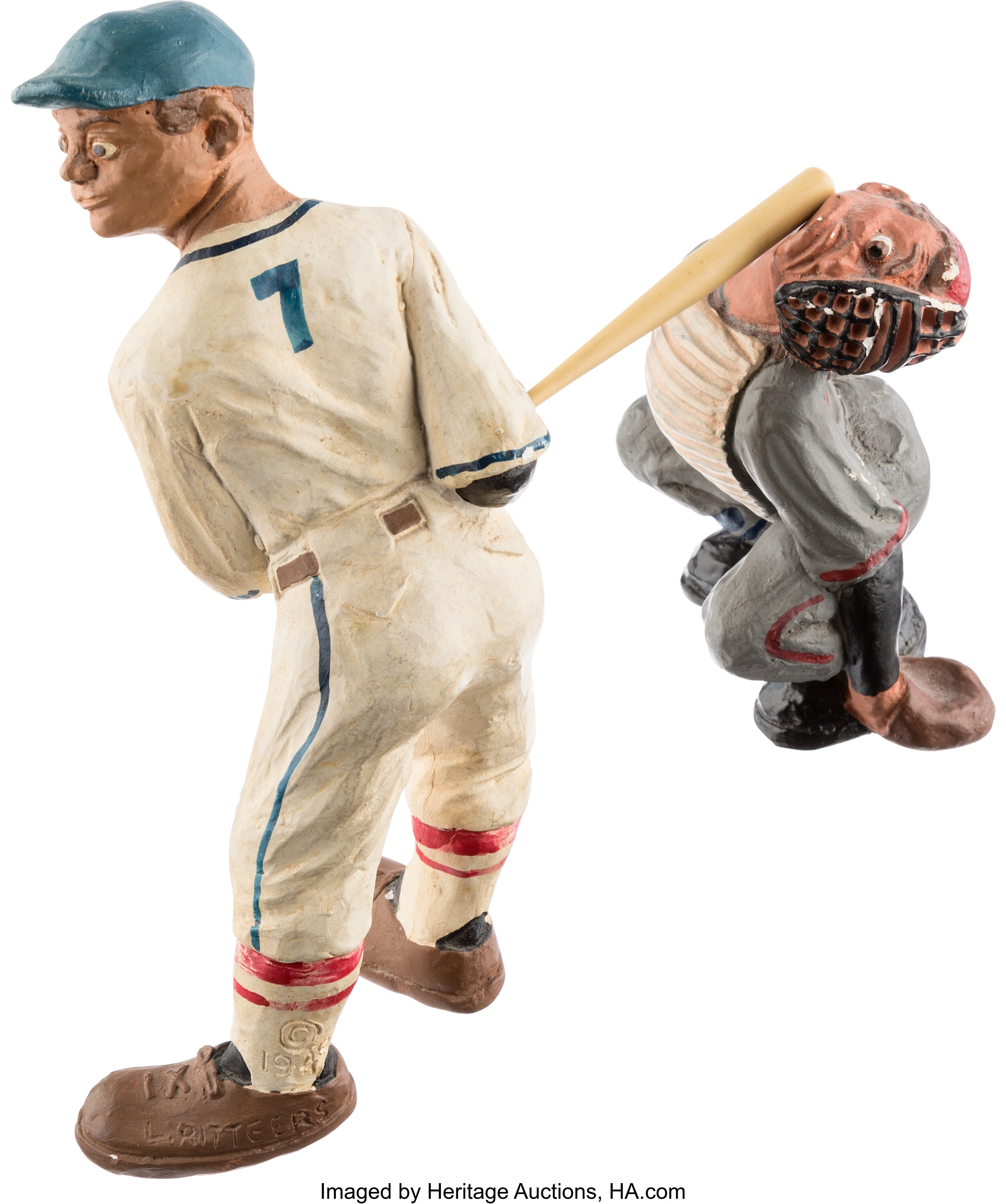 small baseball figures