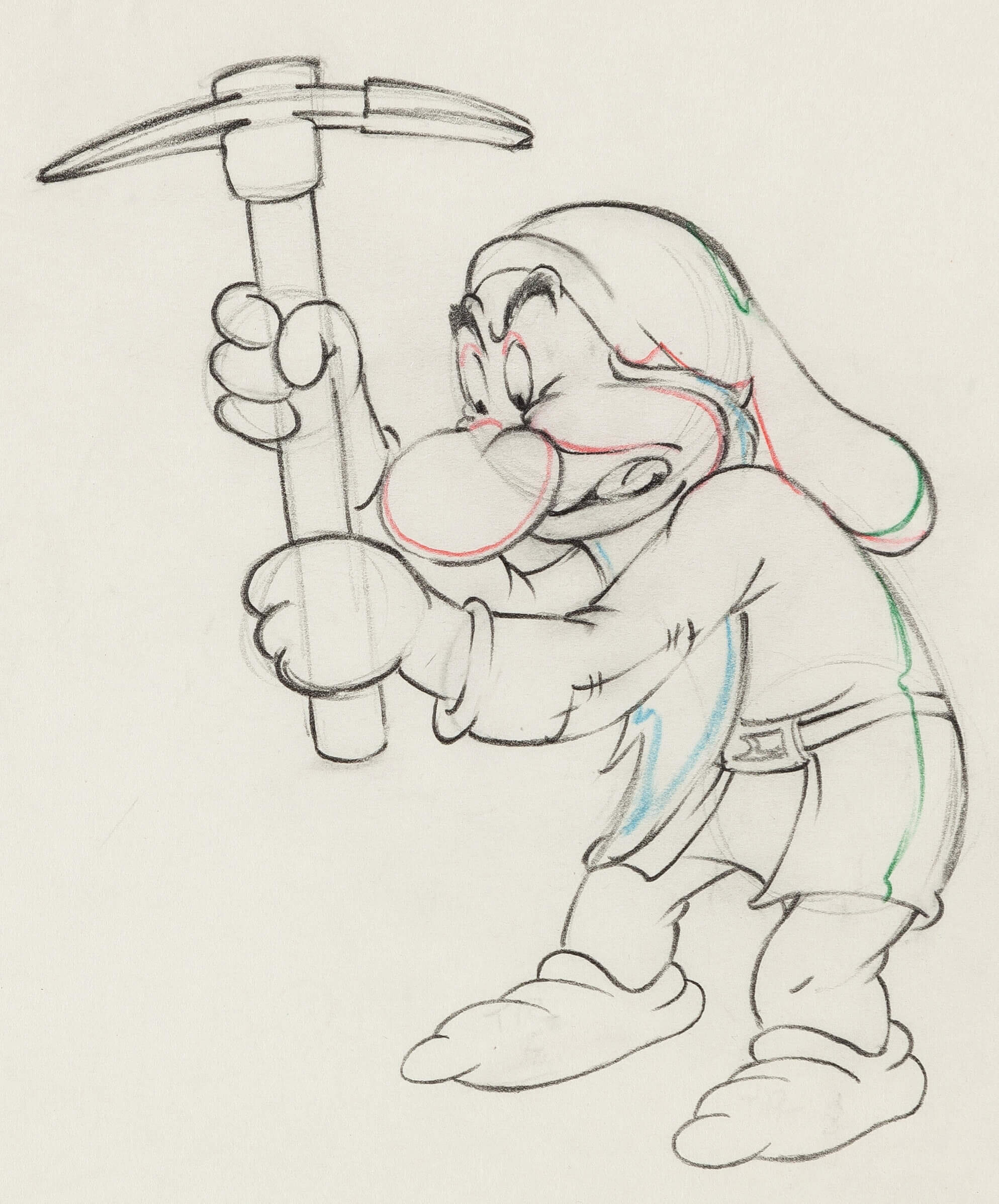 grumpy dwarf drawing