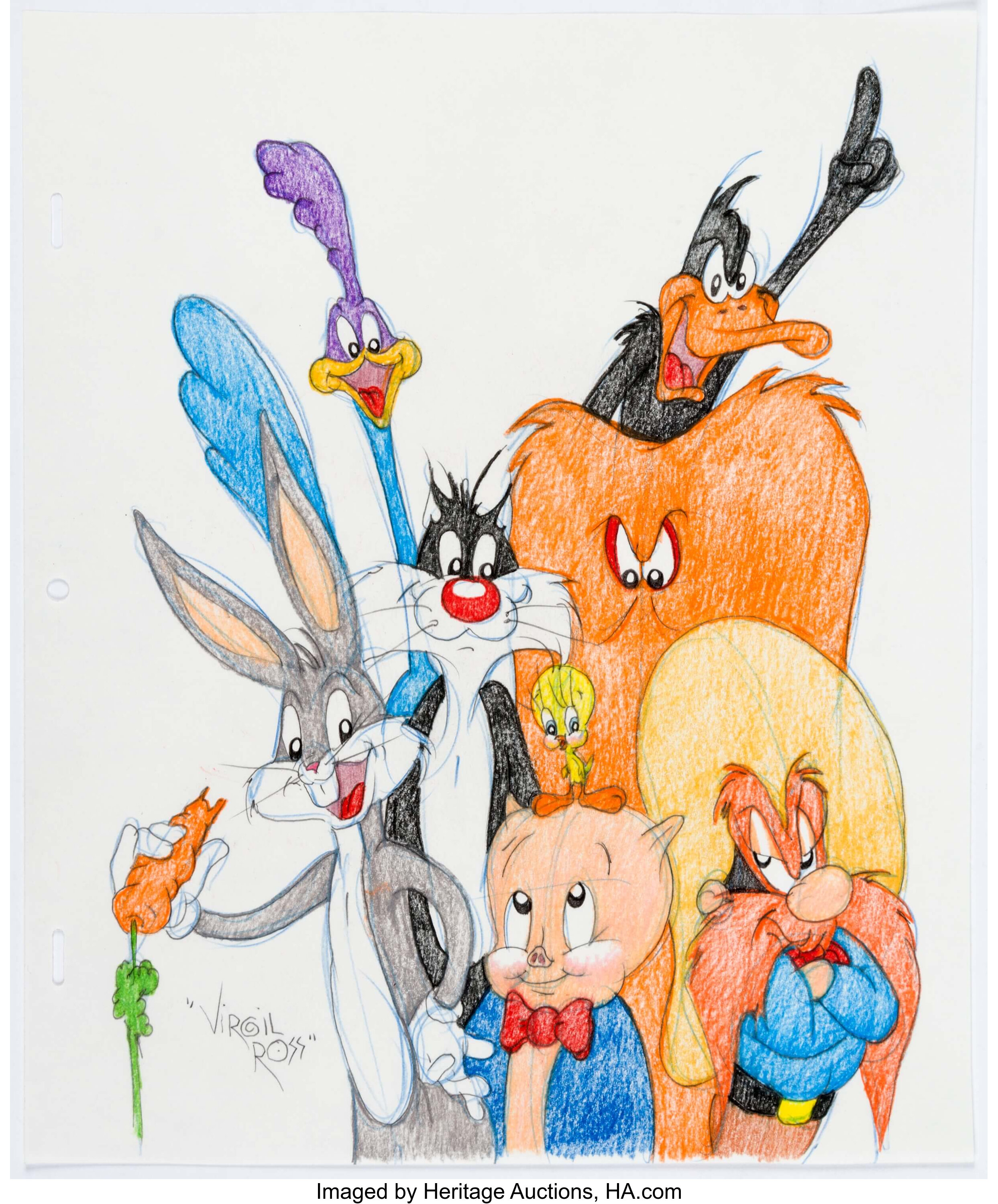 Looney tunes store drawings