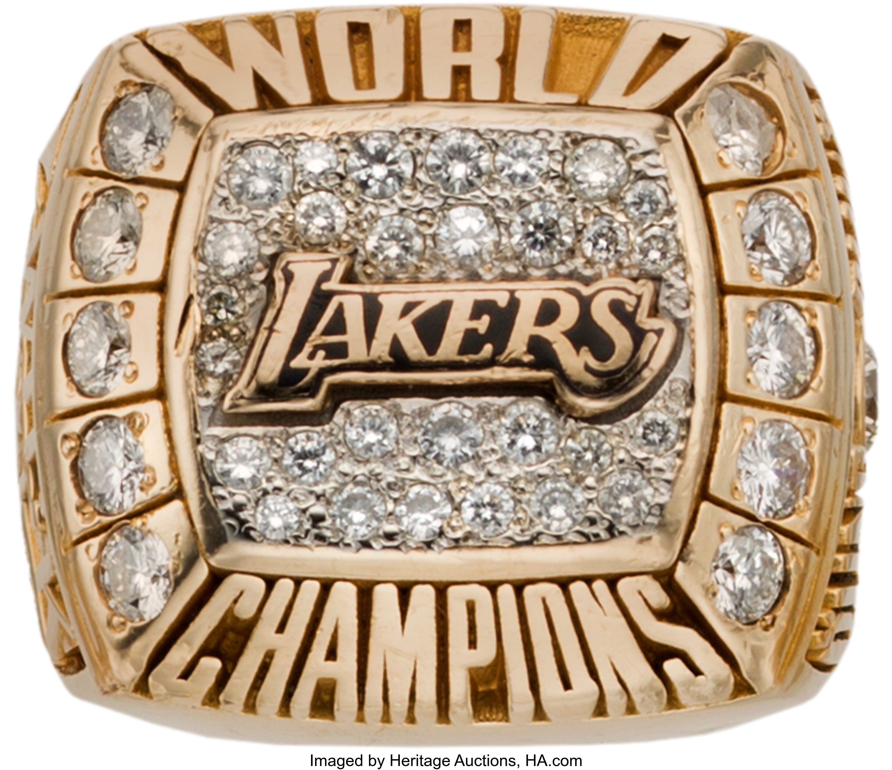 2000 Los Angeles Lakers Nba Championship Ring Basketball Lot 80119 Heritage Auctions