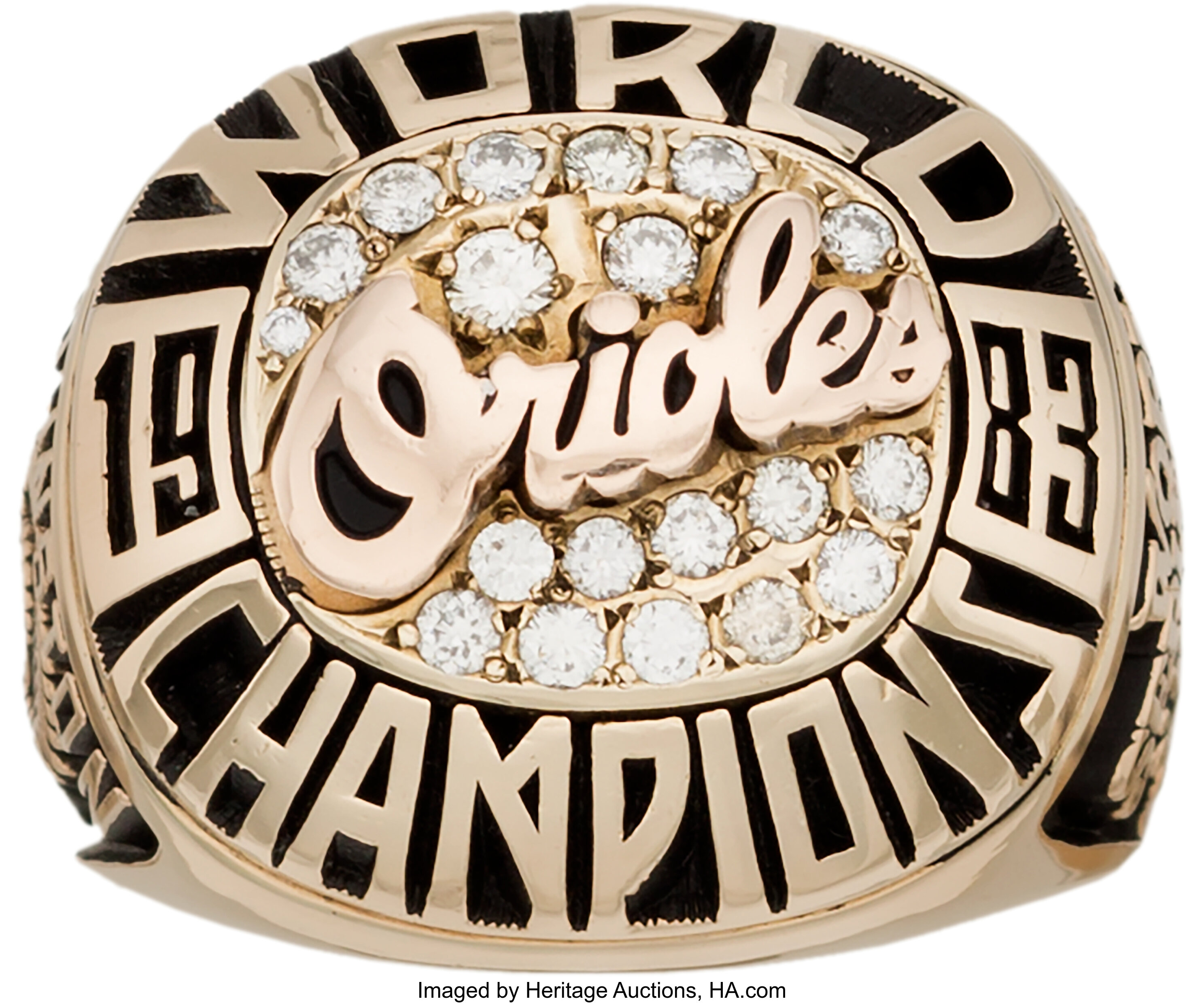 1966 Baltimore Orioles World Series Baseball Championship Ring