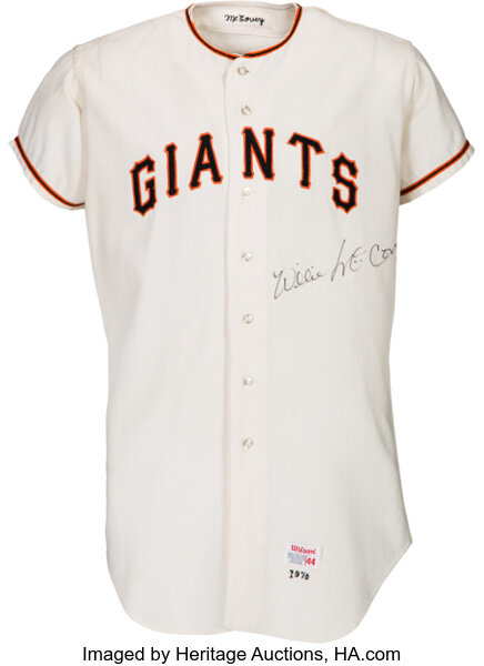 Lot Detail - 1967-73 San Francisco Giants #1/4 Batboy Home Jersey (MEARS  LOA)