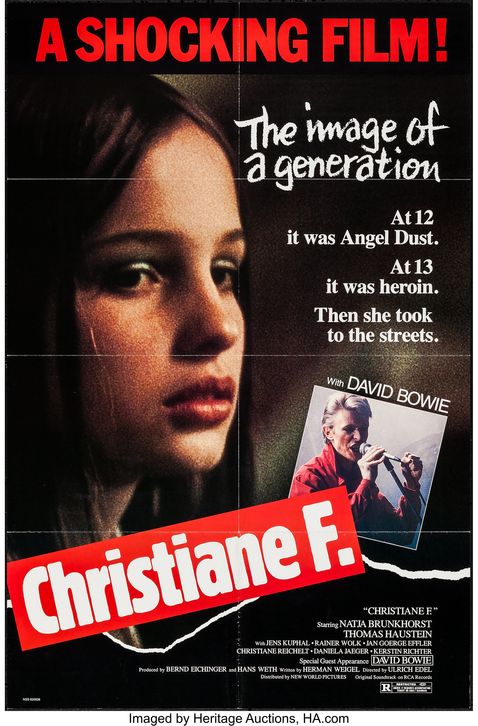 Christiane F New World Pictures 19 One Sheet 26 X 39 5 Lot Heritage Auctions