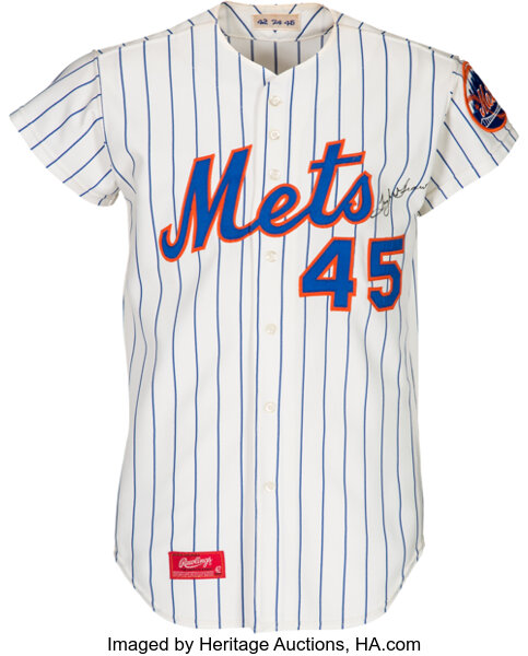 1974 Tug McGraw Game Worn New York Mets Jersey -- Photo Matched., Lot  #80458