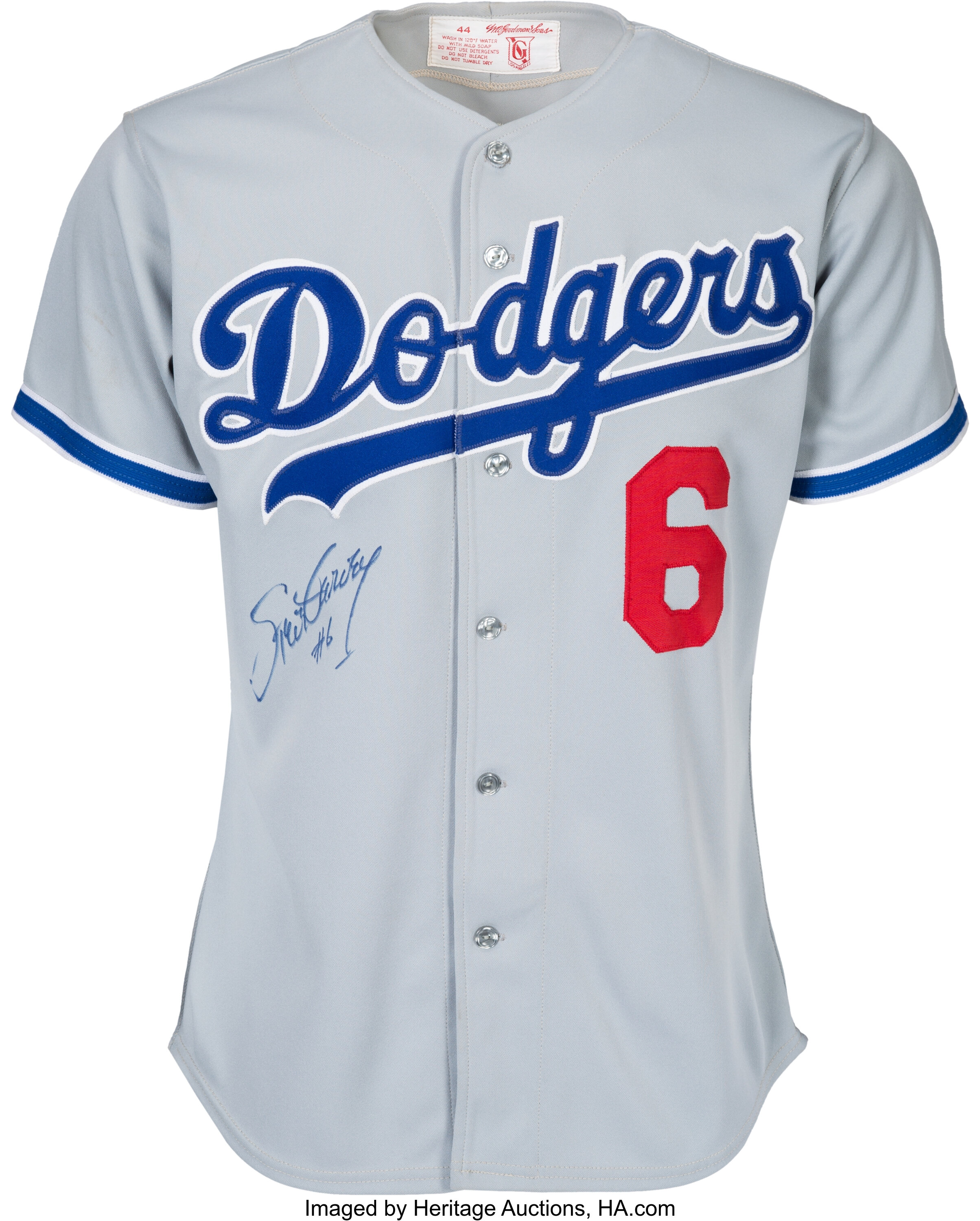 1982 Steve Garvey Game Worn Los Angeles Dodgers Jersey. , Lot #80464