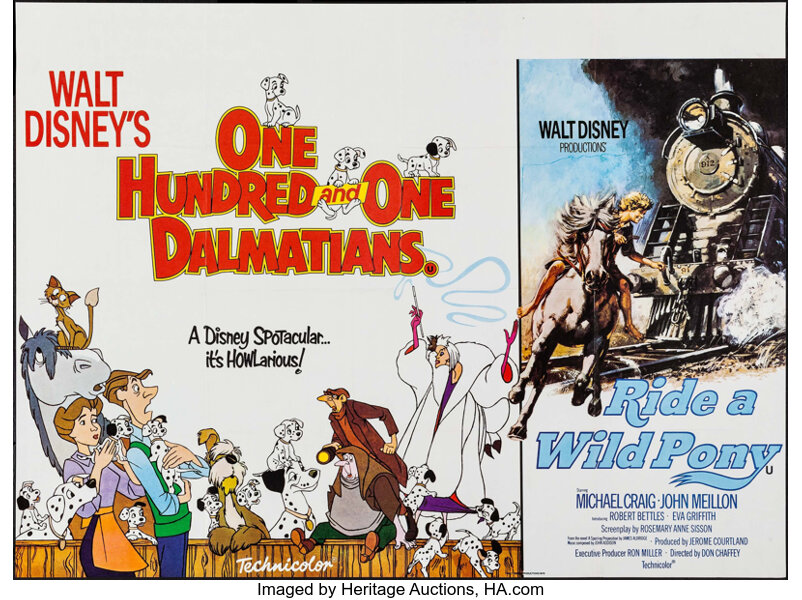 101 Dalmatians Ride A Wild Pony Combo Buena Vista R 1976 Lot Heritage Auctions