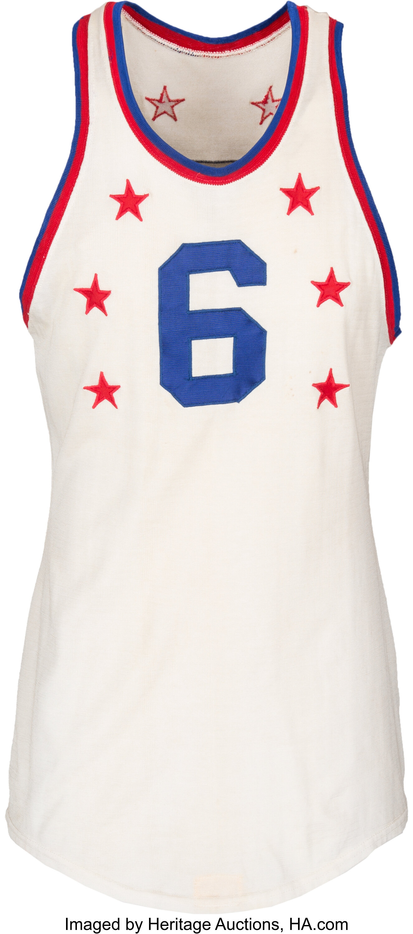 1960 Bill Russell NBA All-Star Game Worn Eastern Conference Jersey