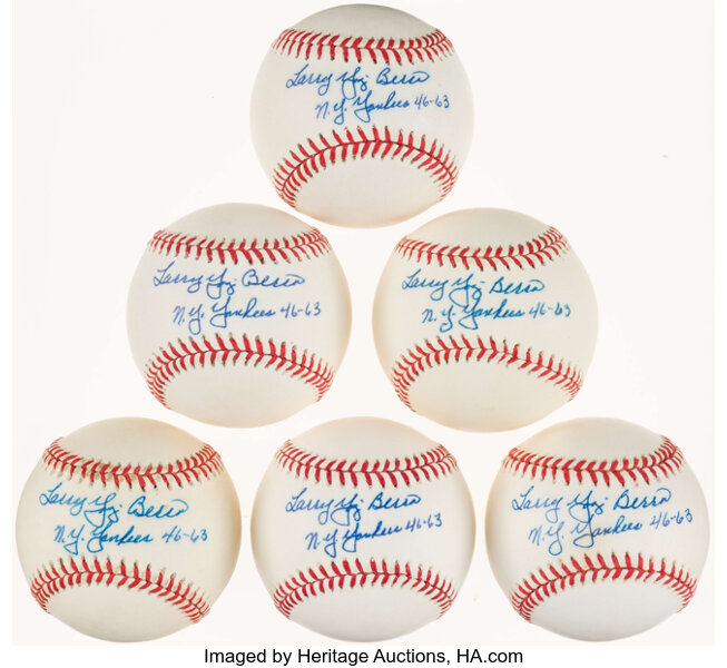 Yogi Berra Autographed 46-63 Ball 