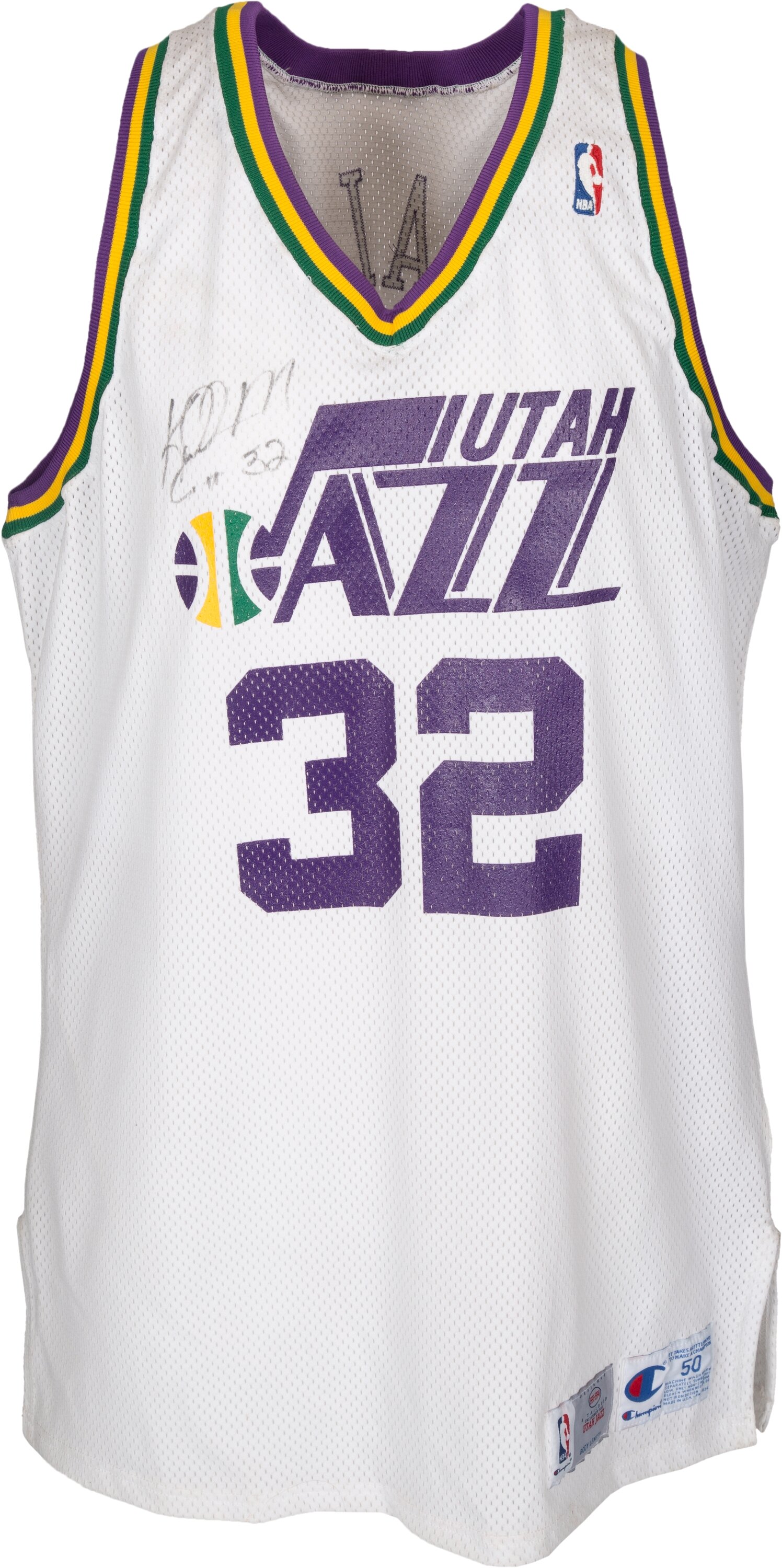 Karl Malone's Utah Jazz Signed Jersey - CharityStars