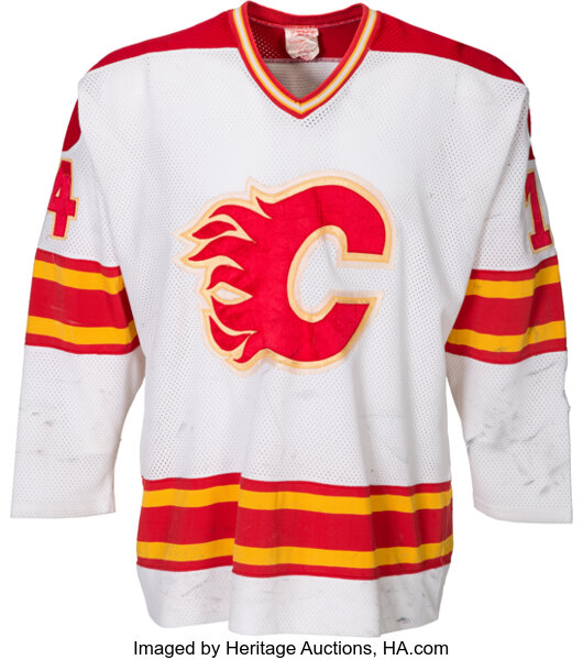 Freeze the Puck Hockey - NHL All-Time Greatest Jersey Tournament Match-Up  13 Calgary Flames 2018-2023 Third/Home VS Arizona Coyotes 2020-2021 Reverse  Retro Jersey History Flames 18-Present Third/Home (Also 80-94 Road) – The