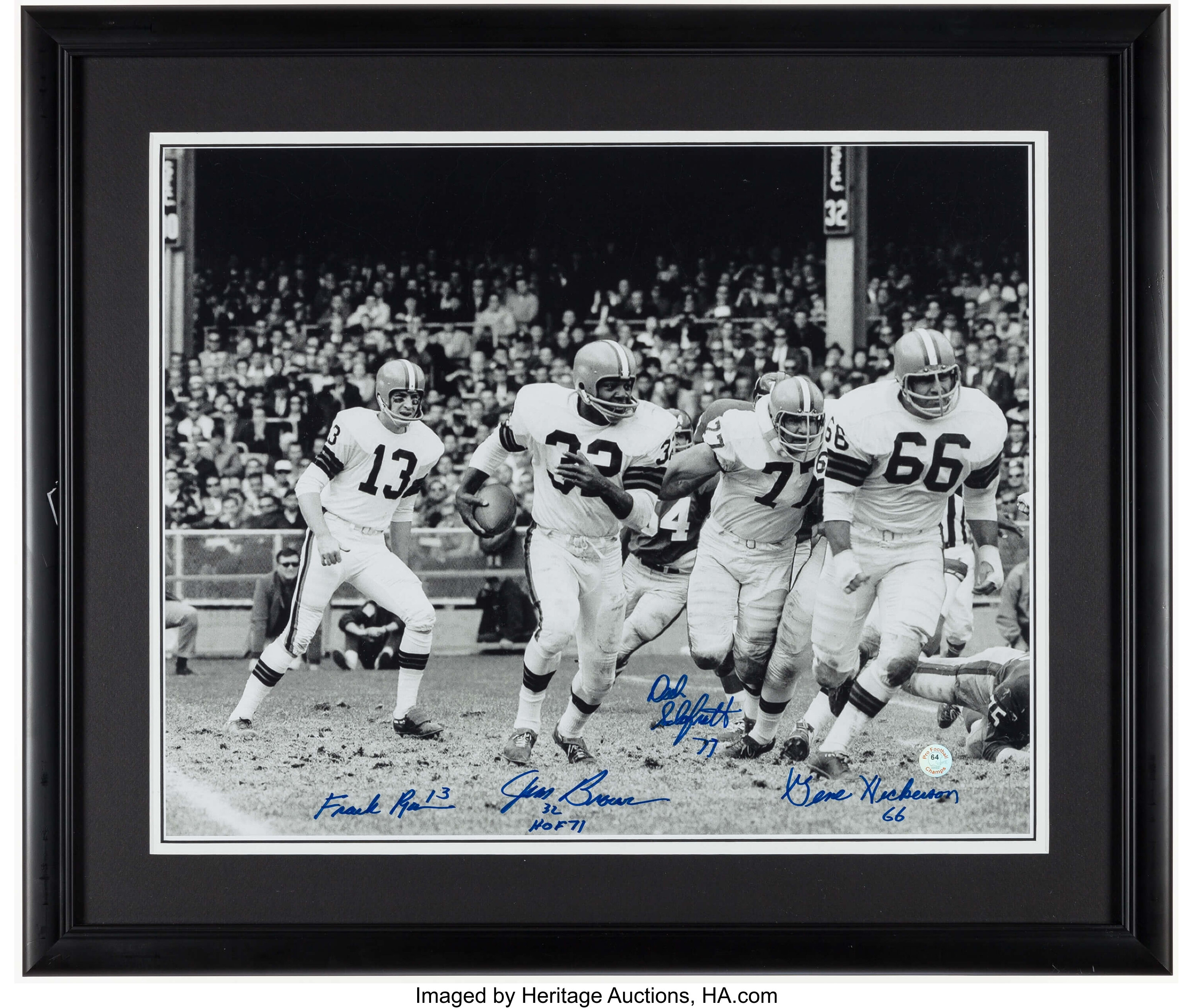 Cleveland Browns Multi-Signed Oversized Photograph - Brown, Ryan