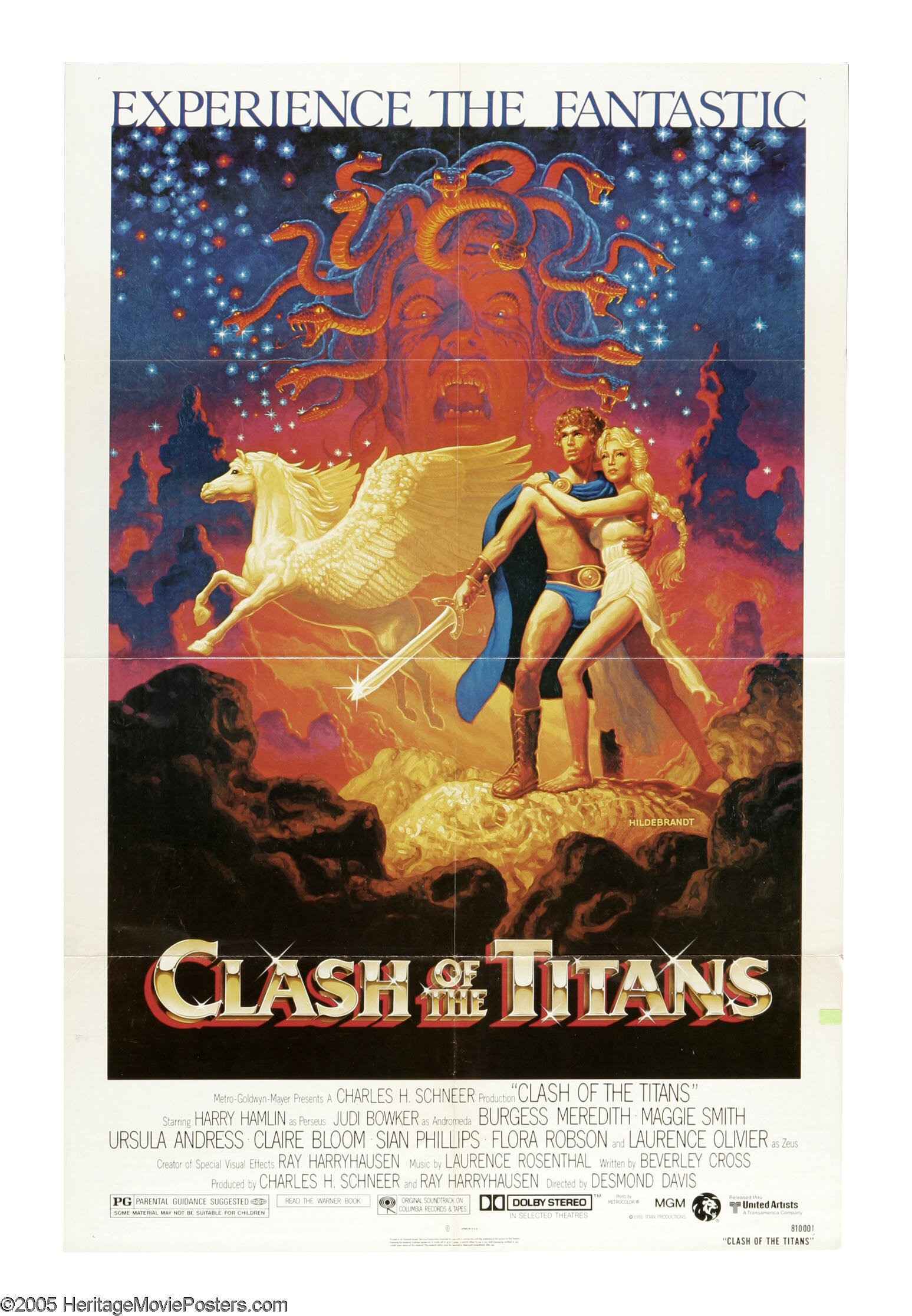 Clash of the Titans (1981) Original One-Sheet Movie Poster