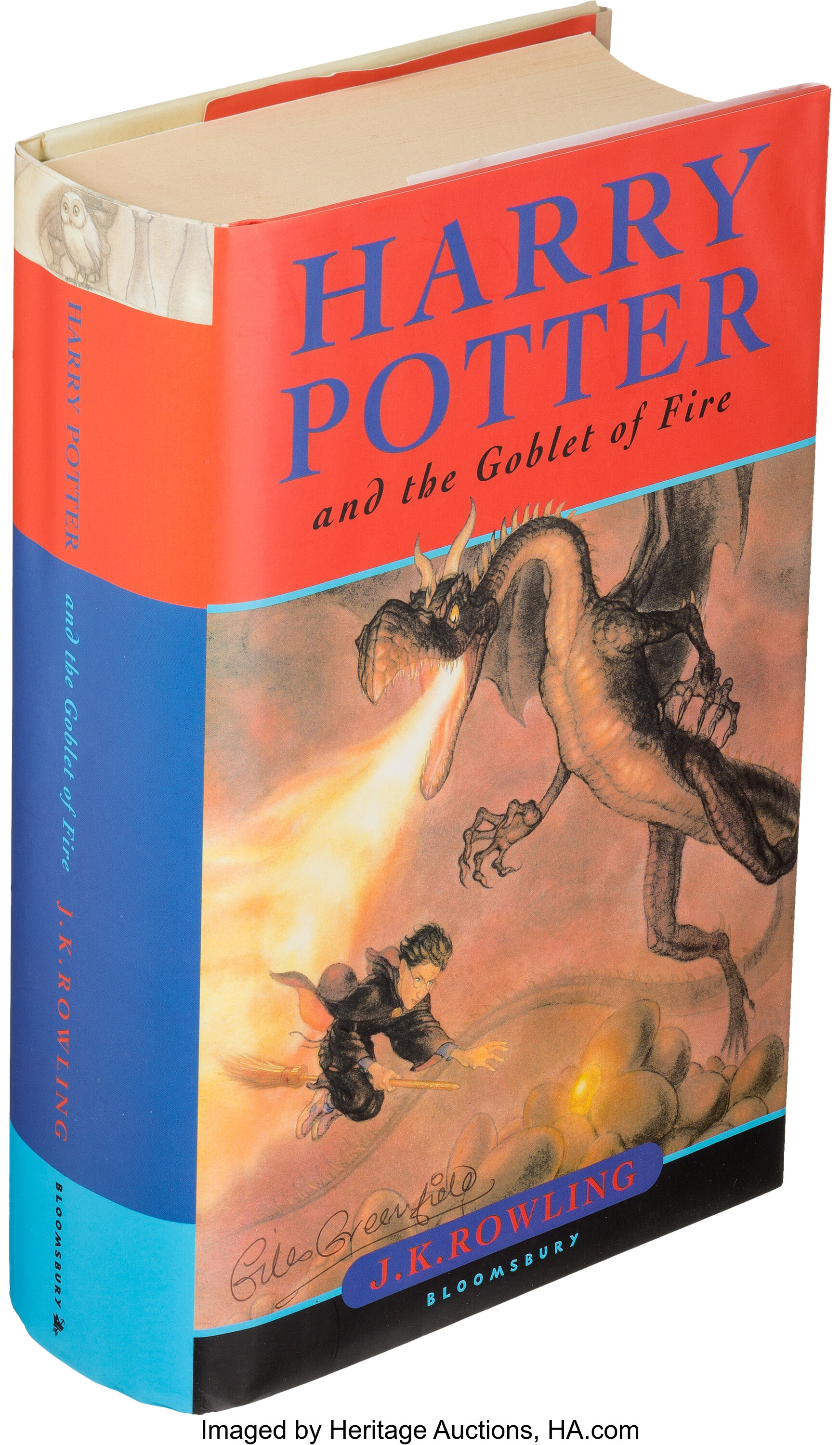 J. K. Rowling. Harry Potter and the Goblet of Fire. First edition