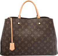 Louis Vuitton Monogram Montaigne Gm Shoulder Bag Auction