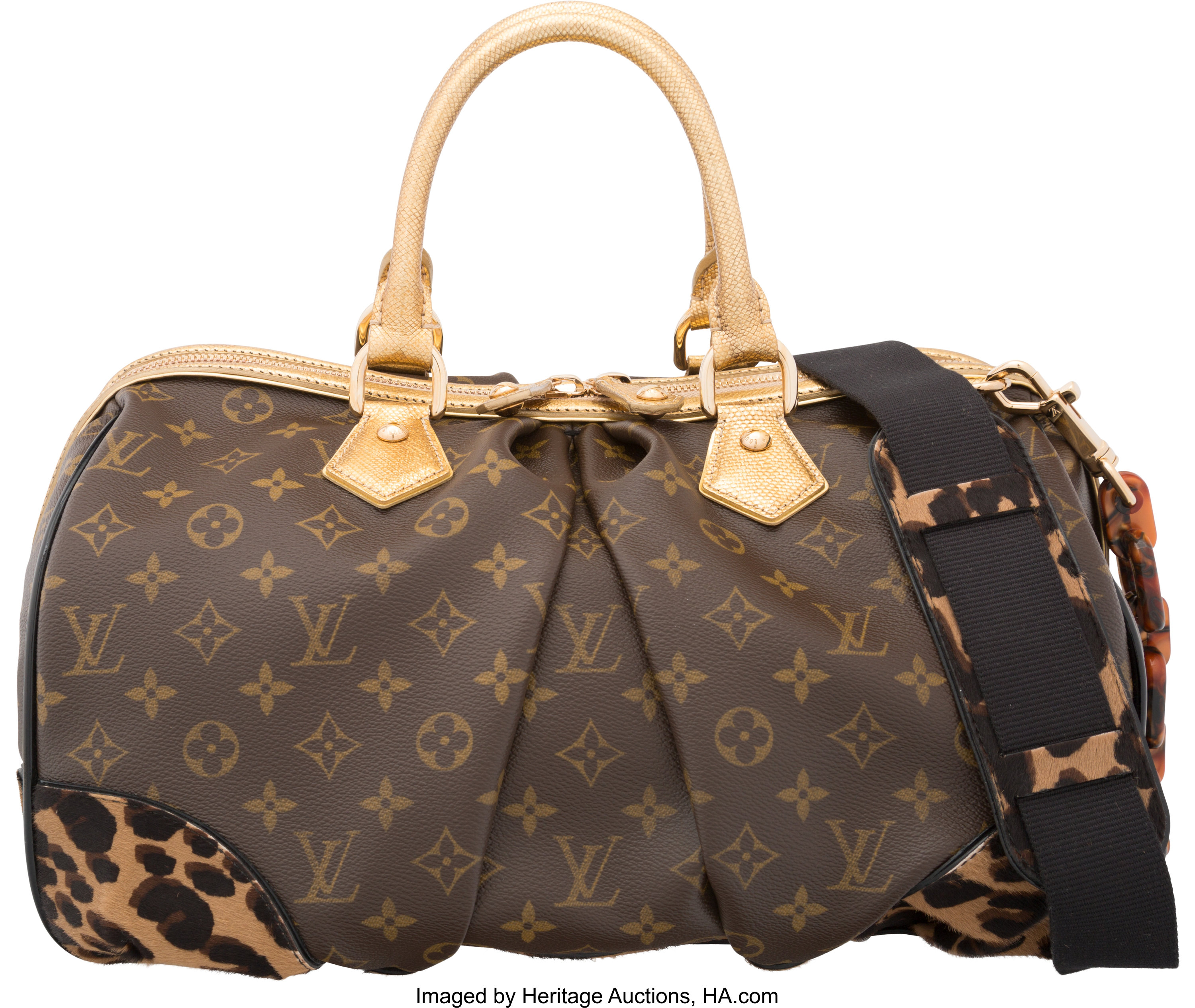 RARE Limited Edition Louis Vuitton Monogram and Leopard Pony Hair