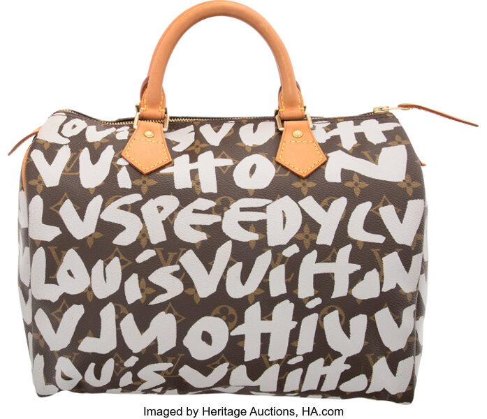 Limited Edition Louis Vuitton Speedy 30 Graffiti in brown