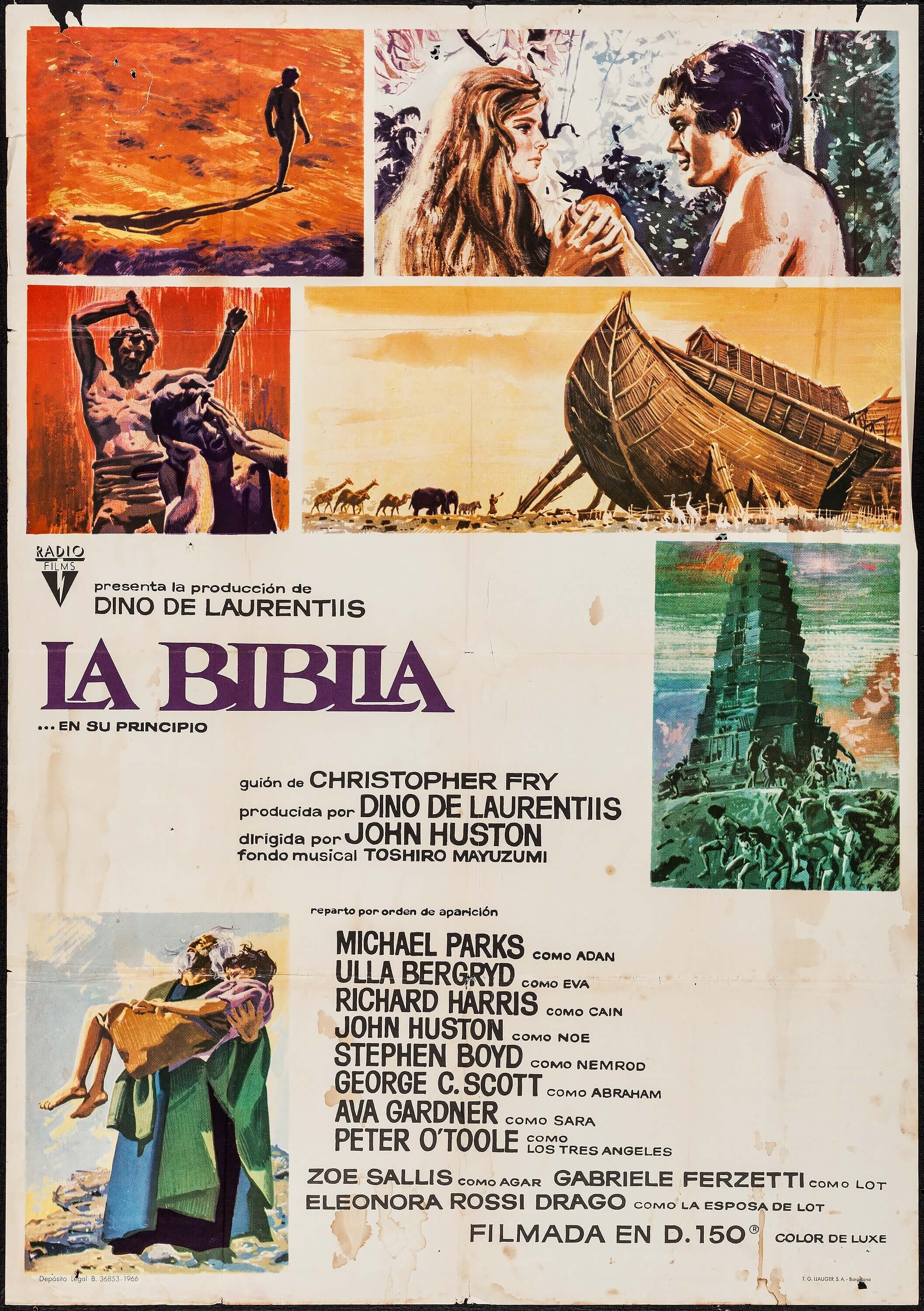 The Bible & Other Lot (20th Century Fox, 1966). Spanish One Sheets | Lot  #52044 | Heritage Auctions