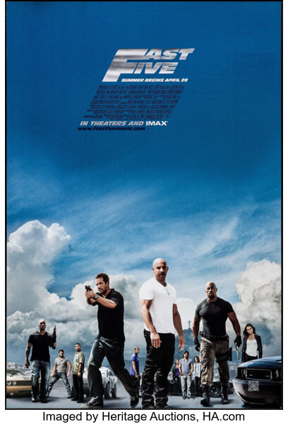 fast five movie poster