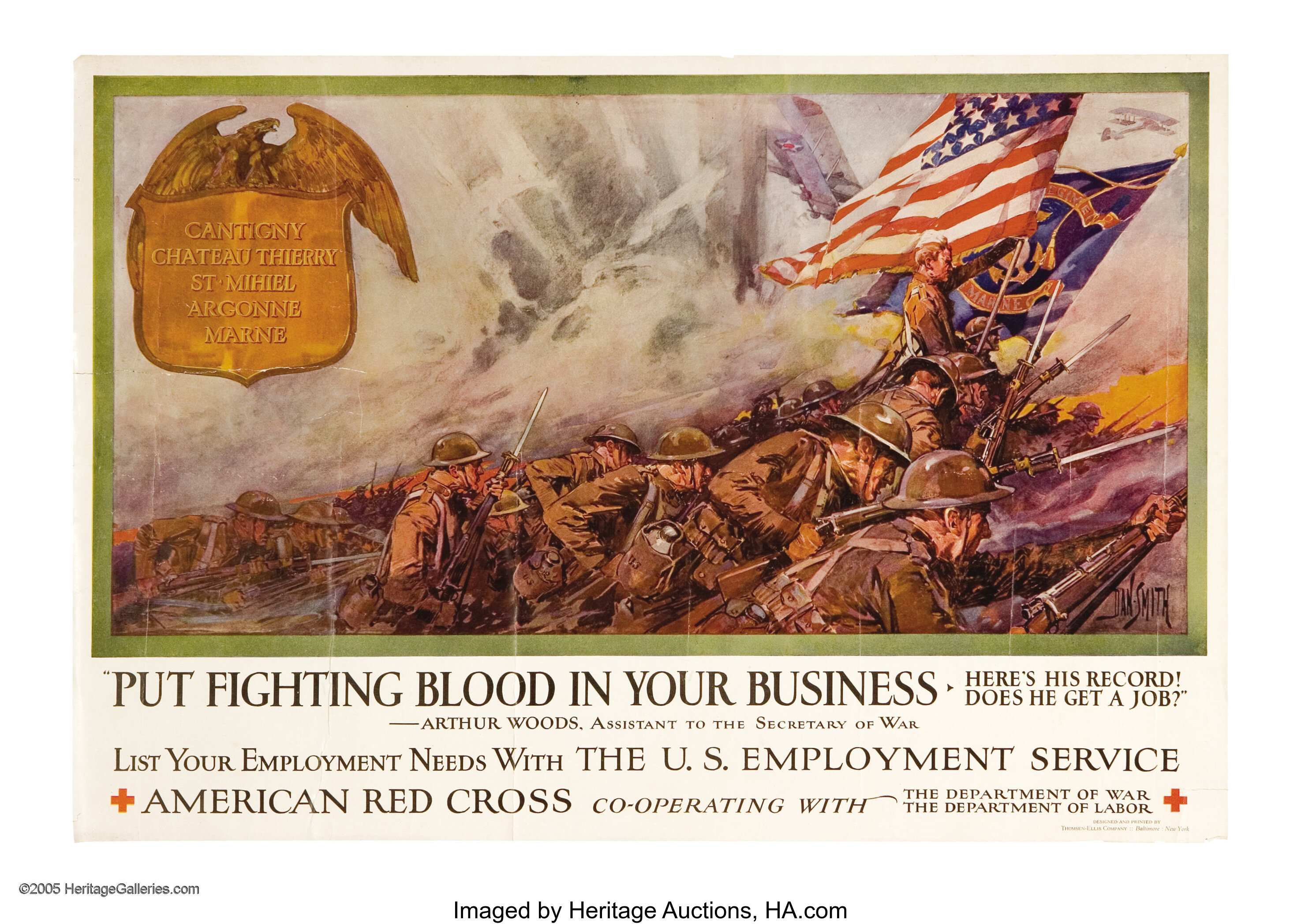 Put Fighting Blood In Your Business 19 X 28 Artist Dan Smith A Lot 260 Heritage Auctions