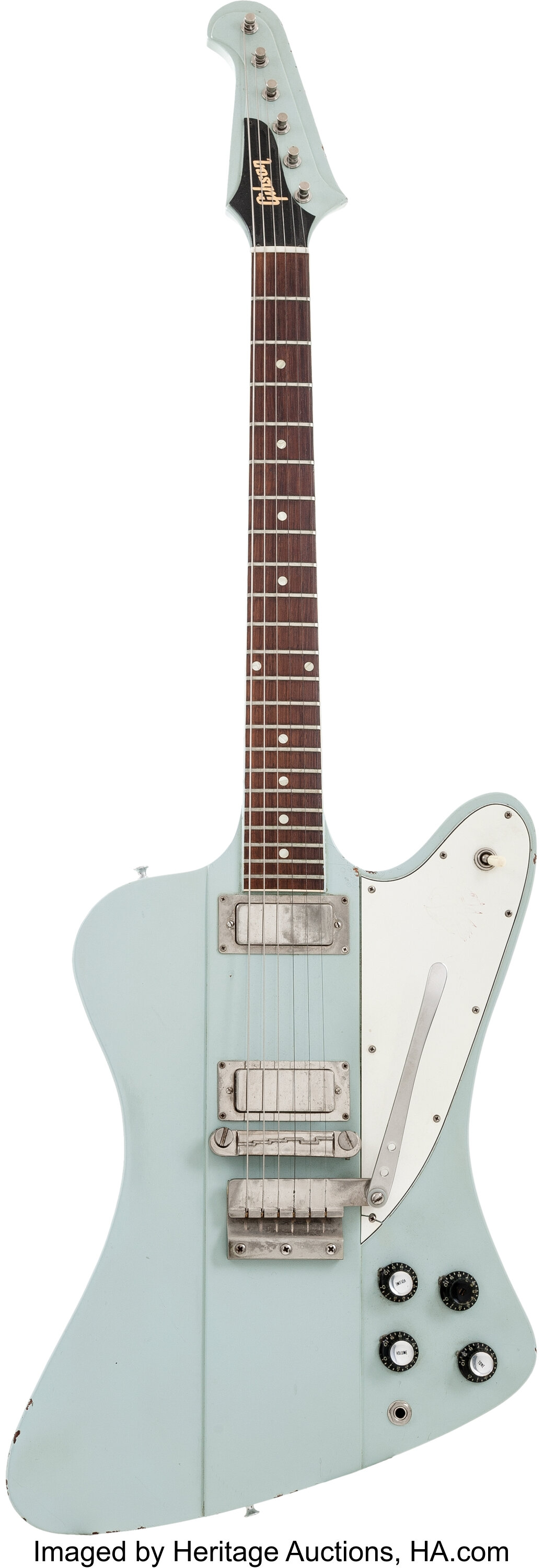 1963/64 Rare Frost Blue Gibson Firebird III Solid Body Electric | Lot ...